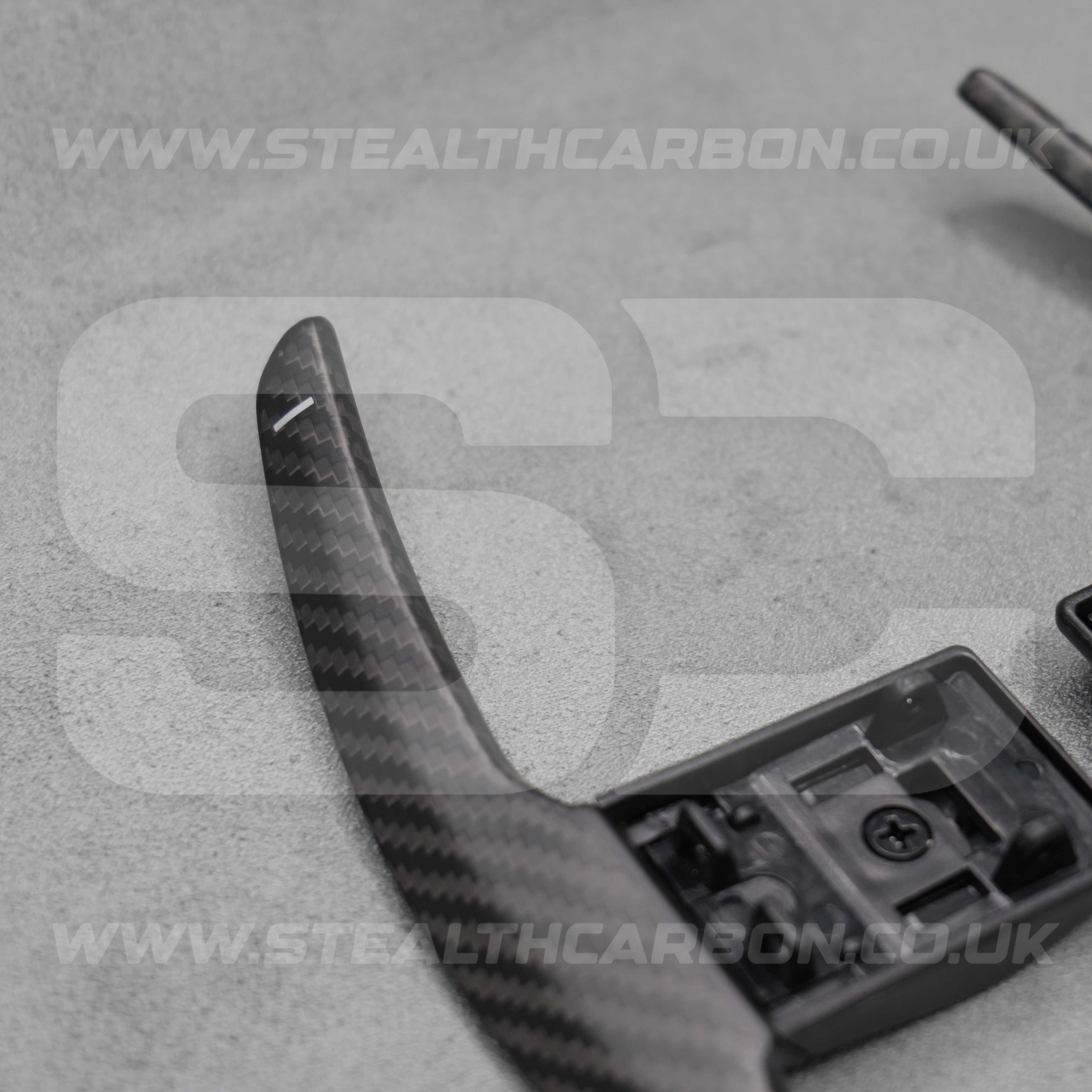 Satin Carbon Fibre Shifter Paddles BMW M3 M4 M2 F80 F82 F87 M5 M6 X5M X6M M