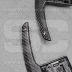 Satin Carbon Fibre Shifter Paddles BMW M3 M4 M2 F80 F82 F87 M5 M6 X5M X6M M