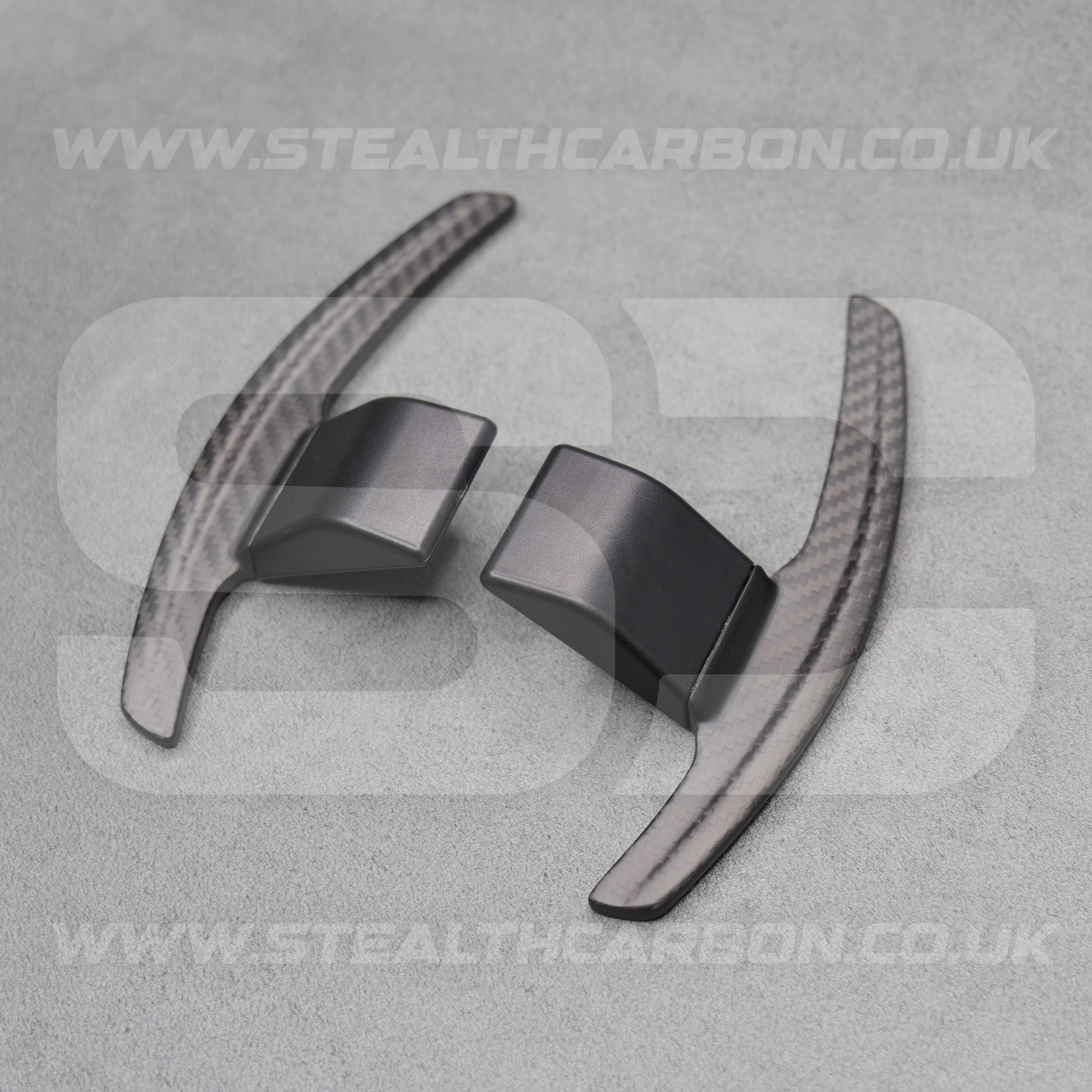 Satin Carbon Fibre Shifter Paddles BMW M3 M4 M2 F80 F82 F87 M5 M6 X5M X6M M