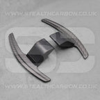 Satin Carbon Fibre Shifter Paddles BMW M3 M4 M2 F80 F82 F87 M5 M6 X5M X6M M