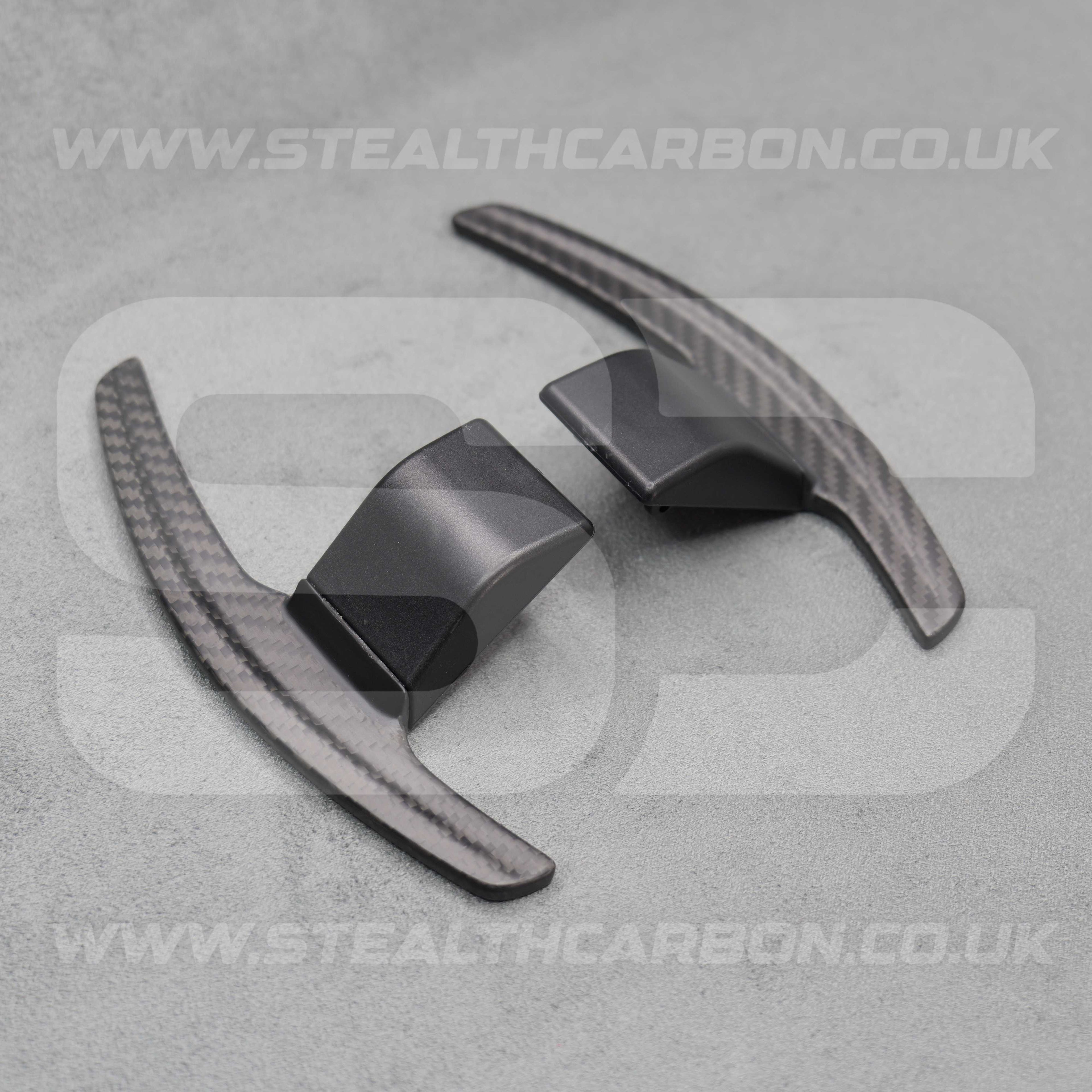 Satin Carbon Fibre Shifter Paddles BMW M3 M4 M2 F80 F82 F87 M5 M6 X5M X6M M