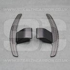 Satin Carbon Fibre Shifter Paddles BMW M3 M4 M2 F80 F82 F87 M5 M6 X5M X6M M