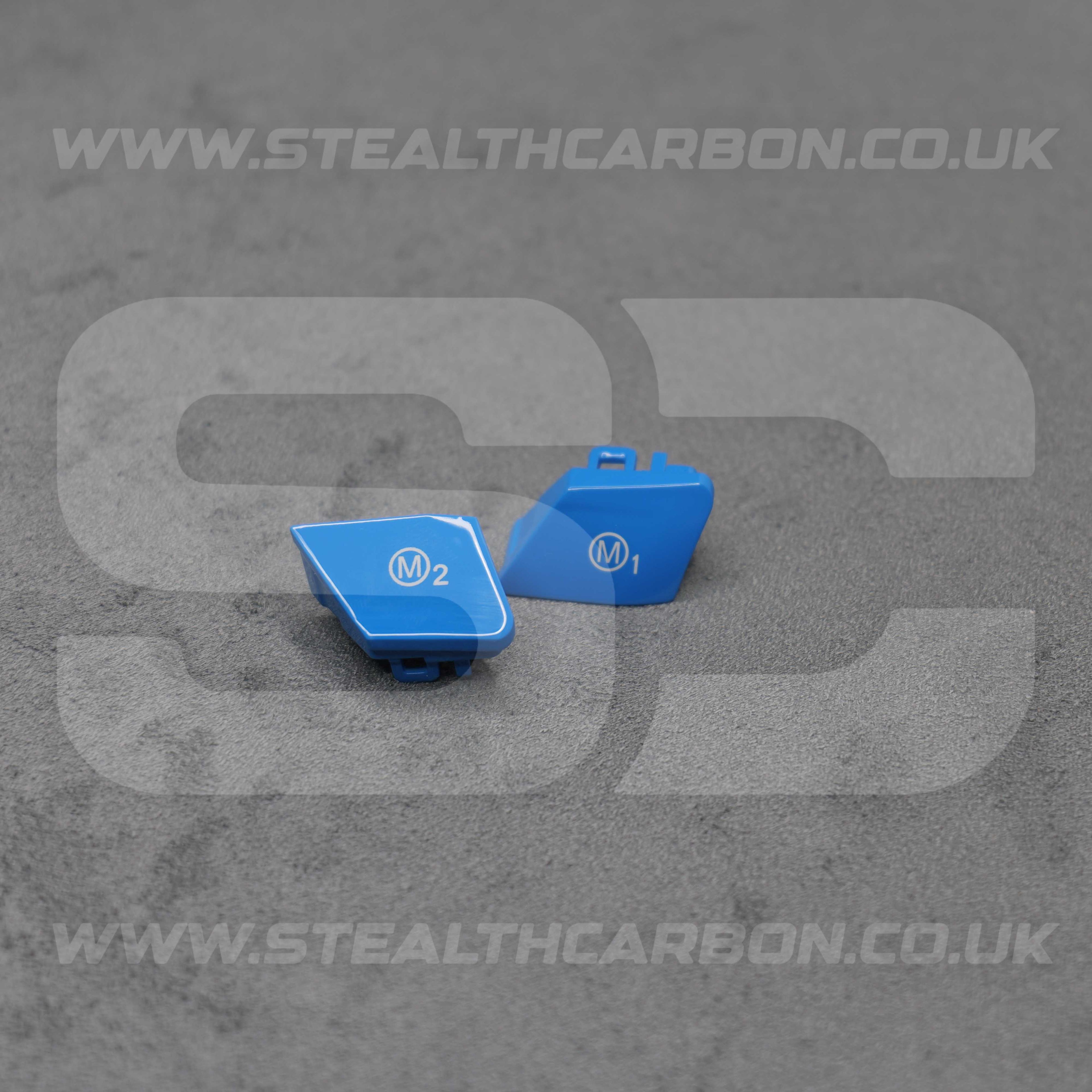 BMW Blue M1 & M2 Buttons Set M2 M3 M4 M5 M6 X5M X6M F80 F82 F83 F85 F87