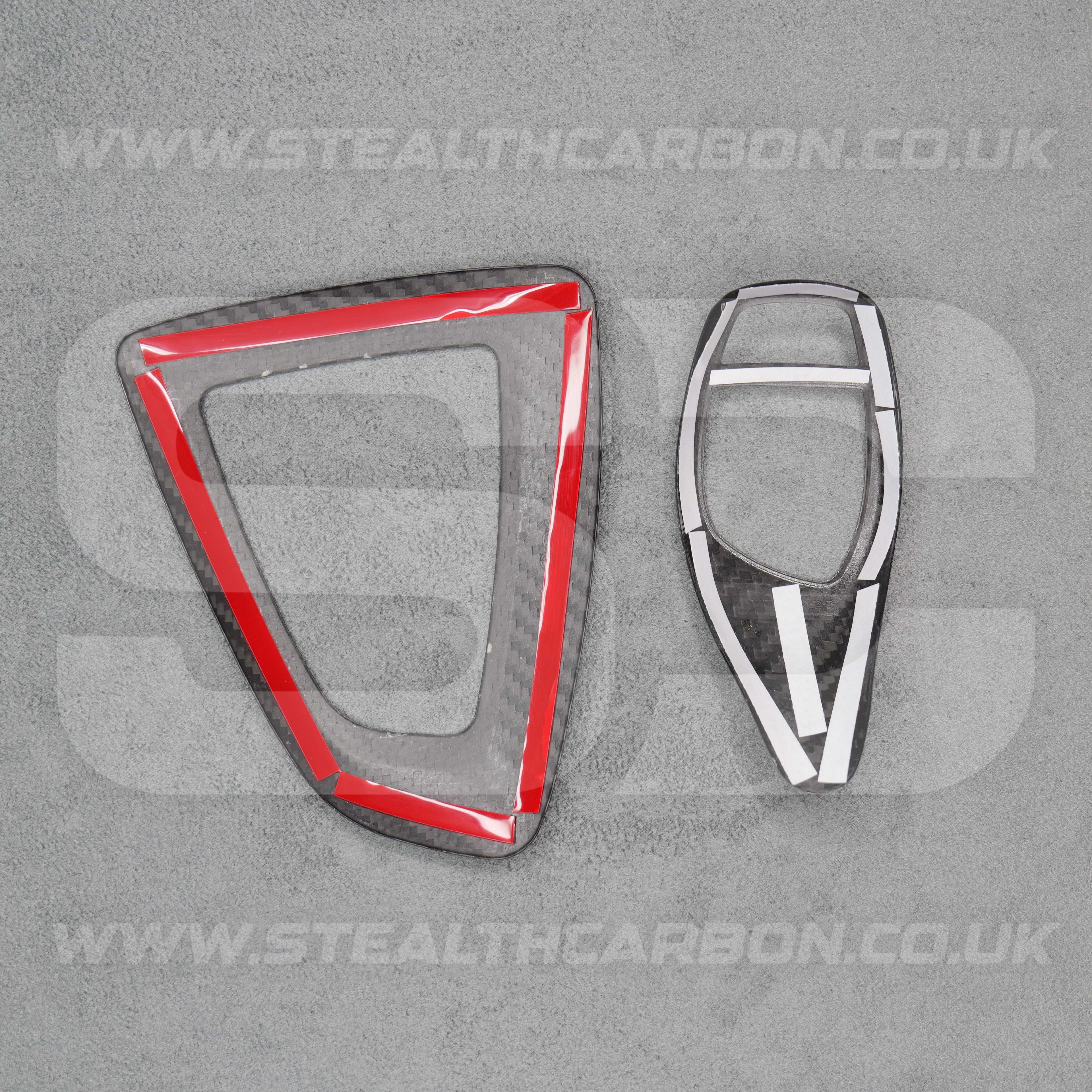 Genuine Carbon Fibre Gear Knob & Surround Trims BMW F20 M135i M140i M235i M240i