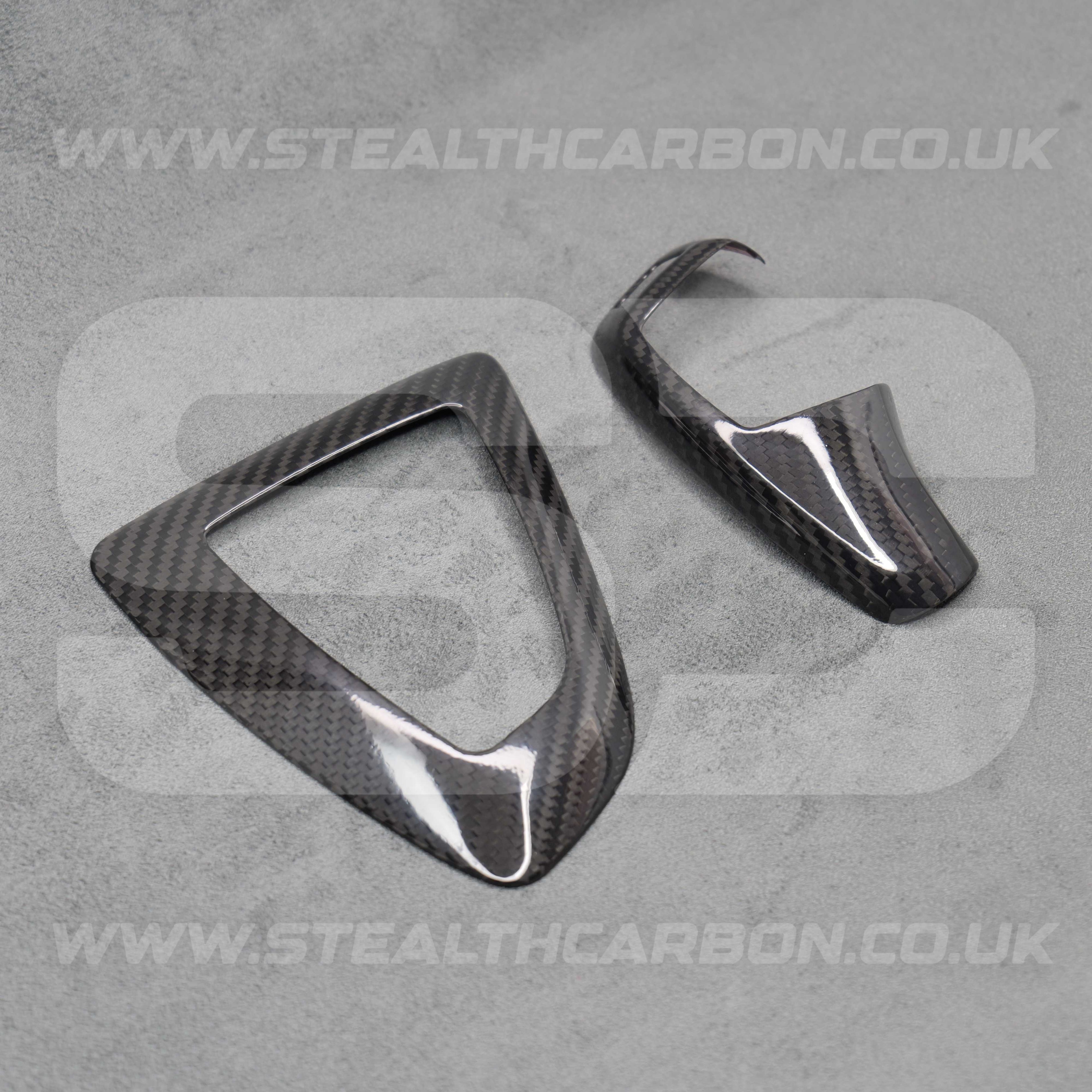 Carbon Fibre Gear Knob & Surround Trims BMW F15 F20 F25 F30 F32 F06 F10 F35 F36