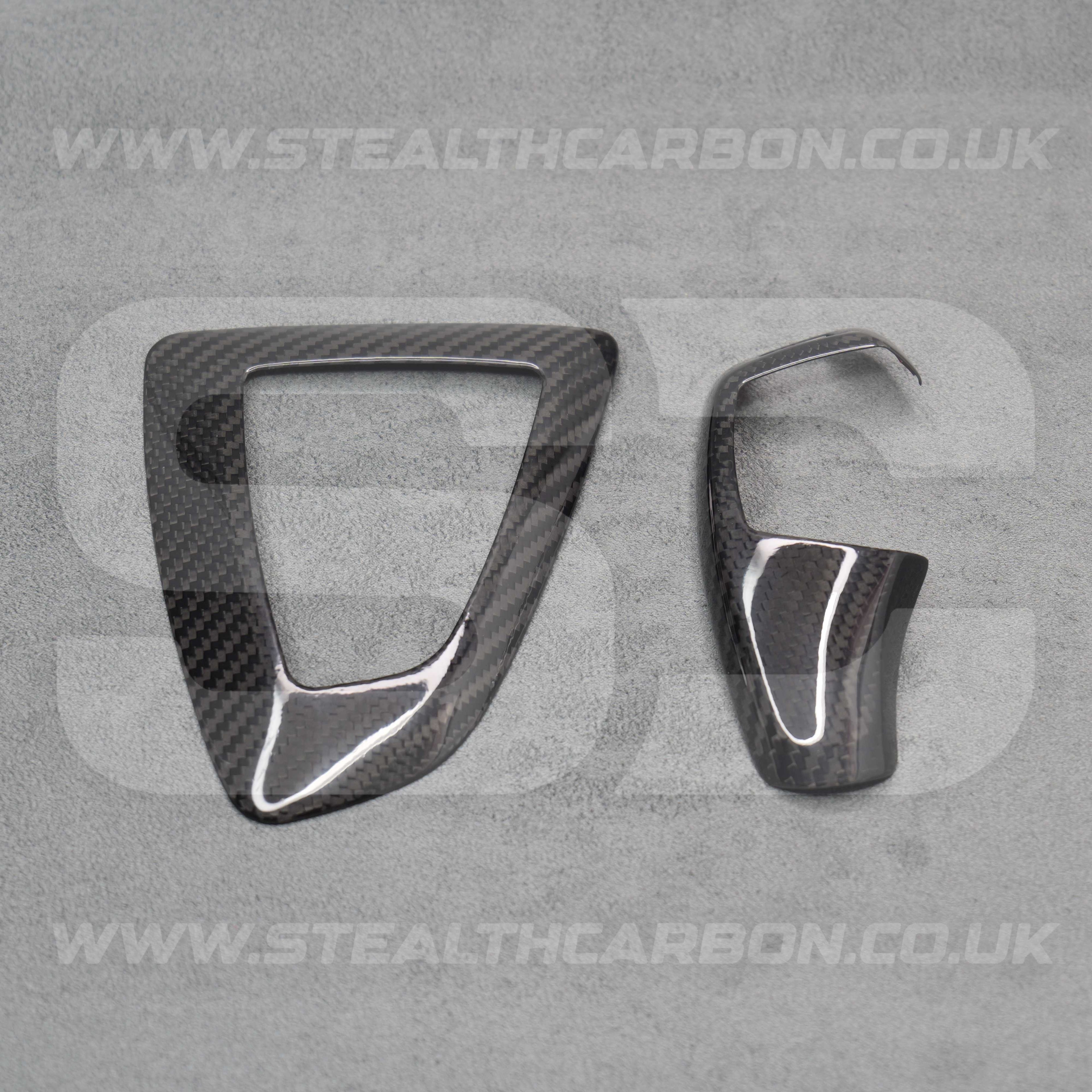 Carbon Fibre Gear Knob & Surround Trims BMW F15 F20 F25 F30 F32 F06 F10 F35 F36