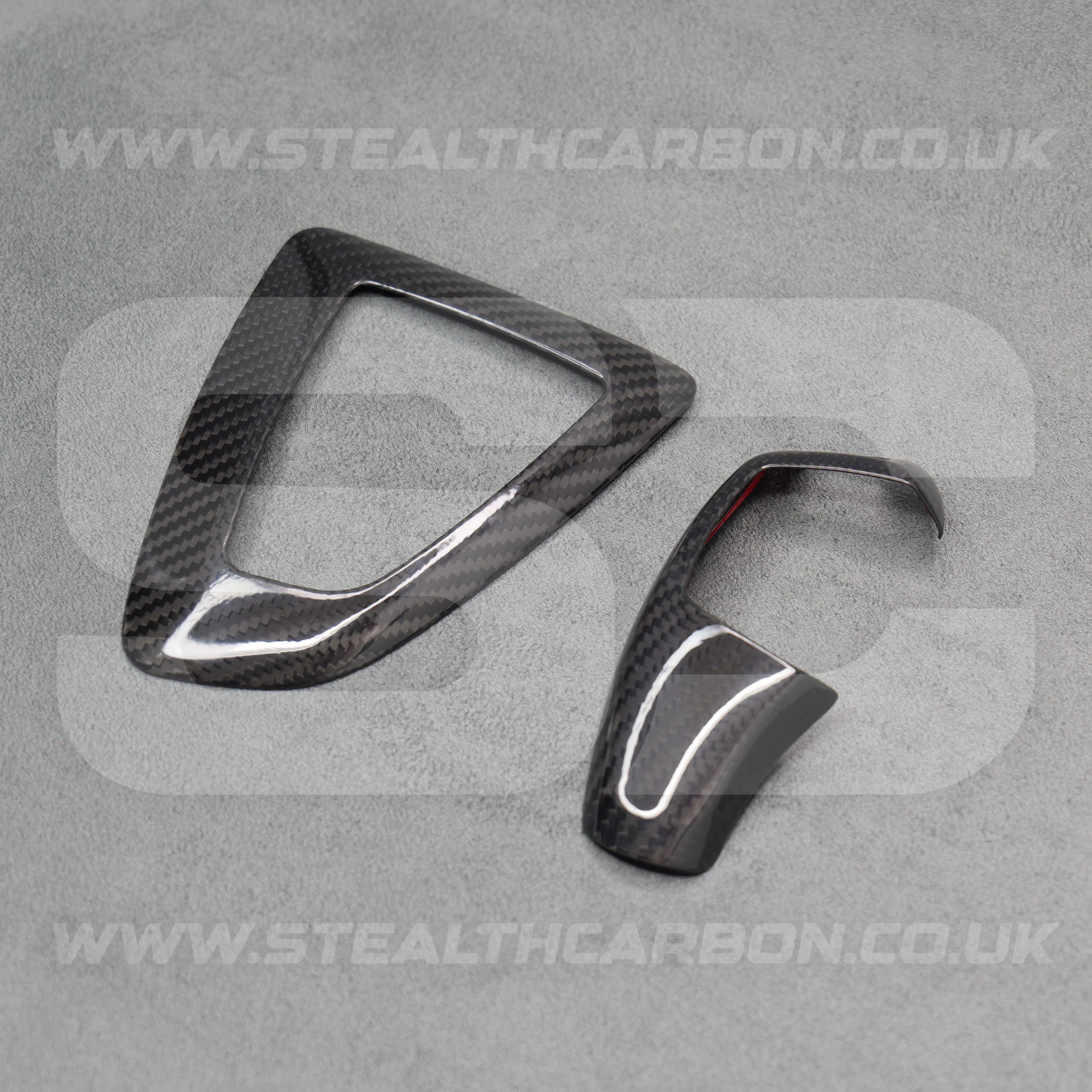 Carbon Fibre Gear Knob & Surround Trims BMW F15 F20 F25 F30 F32 F06 F10 F35 F36