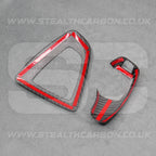 Carbon Fibre Gear Knob & Surround Trims BMW F15 F20 F25 F30 F32 F06 F10 F35 F36