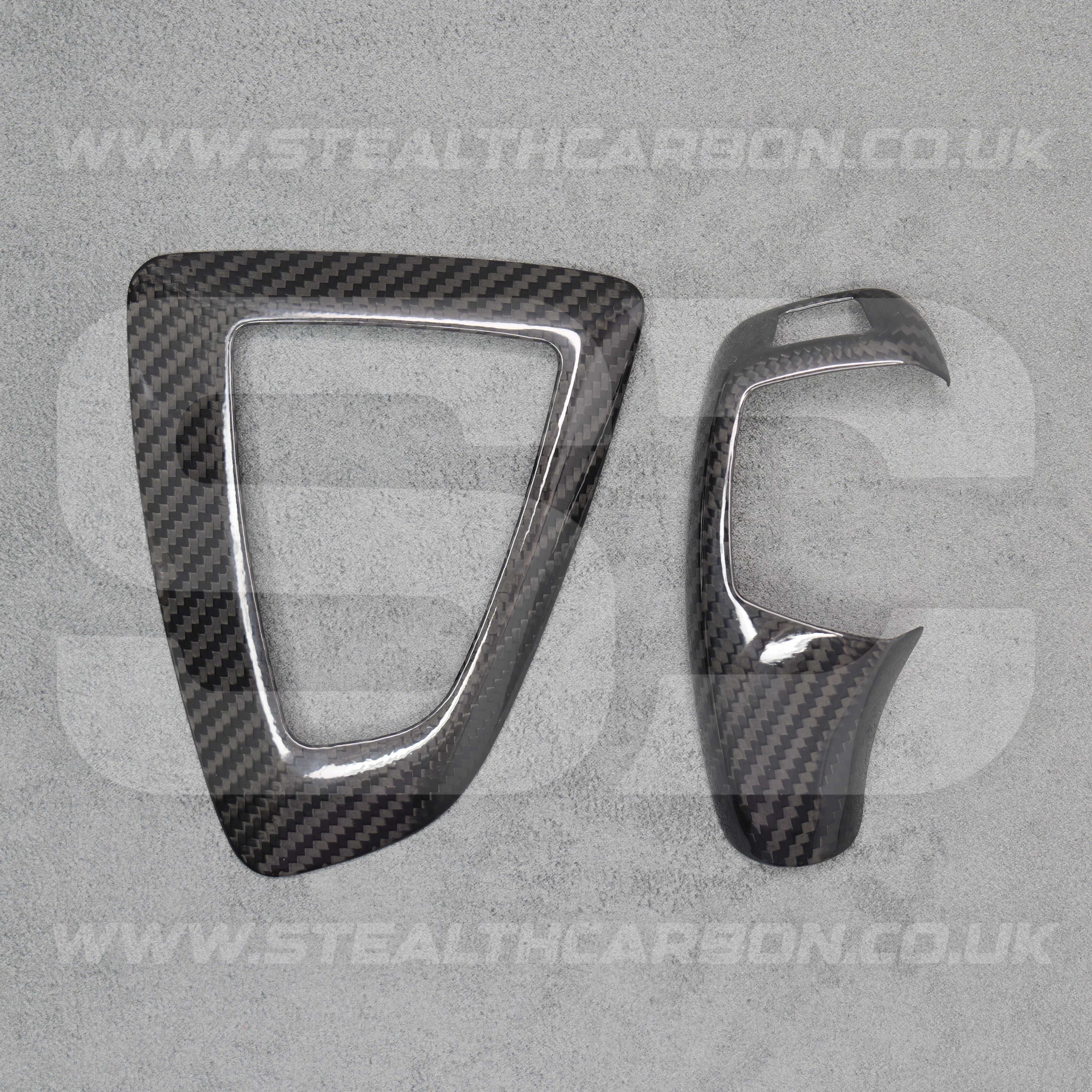 Carbon Fibre Gear Knob & Surround Trims BMW F15 F20 F25 F30 F32 F06 F10 F35 F36