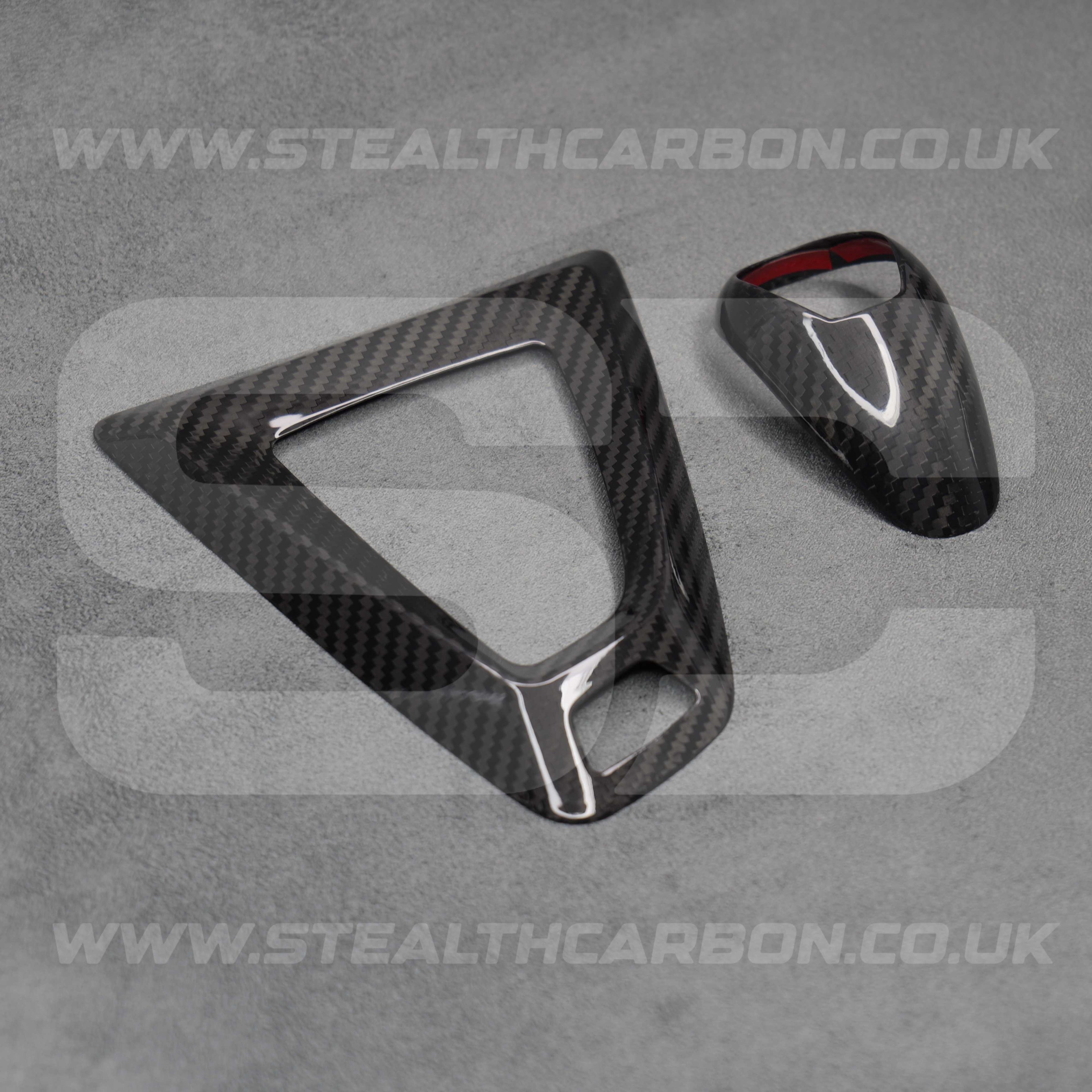 Carbon Fibre Gear Knob & Surround Trims for BMW F80 M3 M2 F87 F82 M4