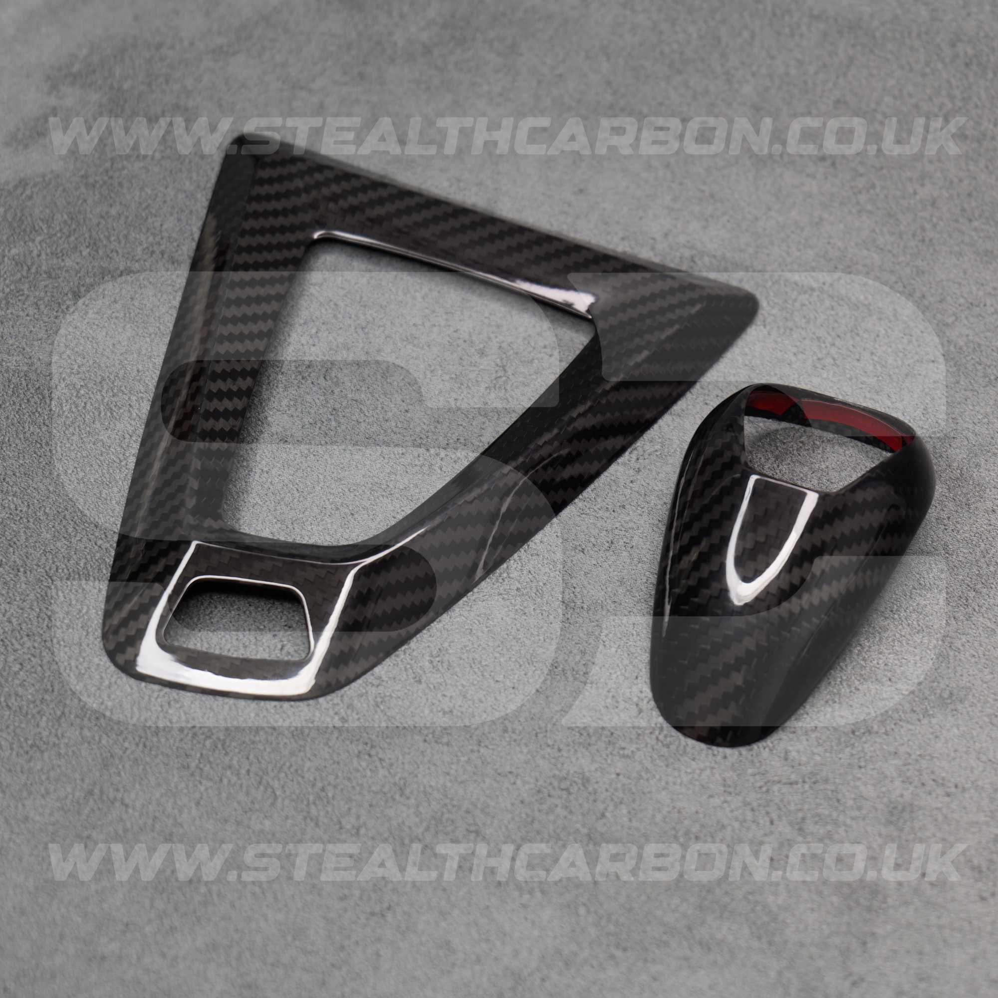 Carbon Fibre Gear Knob & Surround Trims for BMW F80 M3 M2 F87 F82 M4