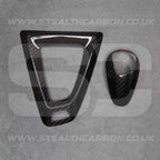 Carbon Fibre Gear Knob & Surround Trims for BMW F80 M3 M2 F87 F82 M4
