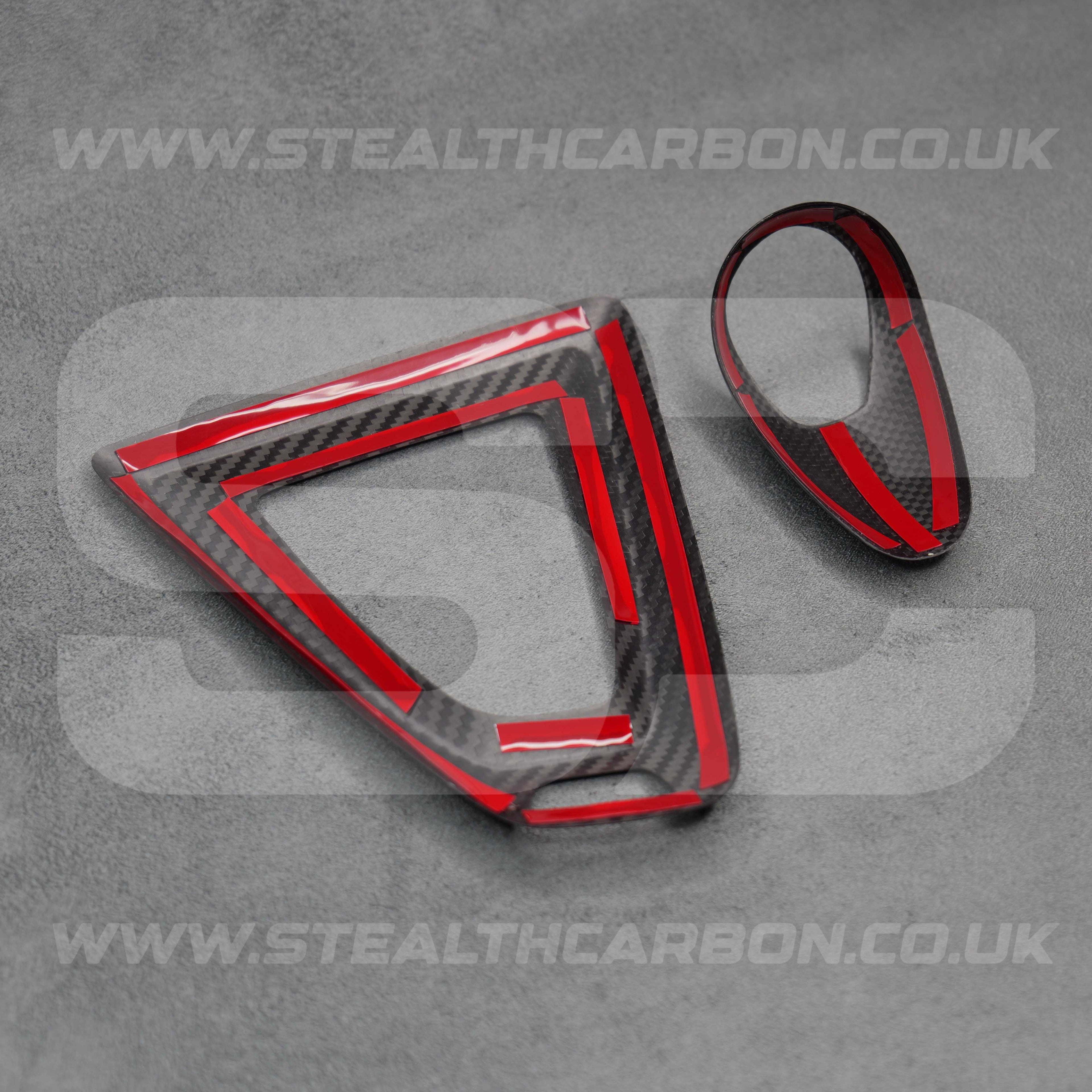 Carbon Fibre Gear Knob & Surround Trims for BMW F80 M3 M2 F87 F82 M4