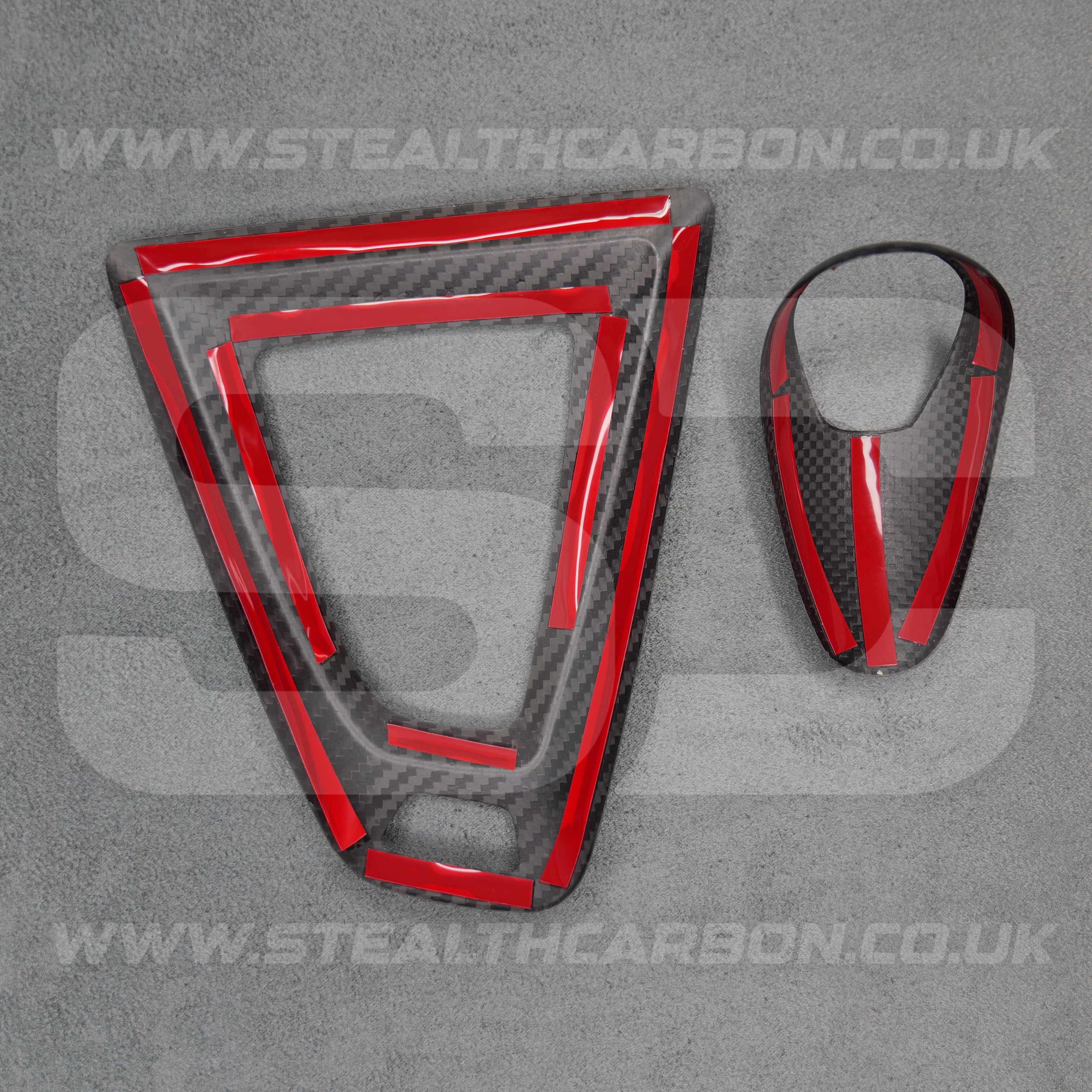 Carbon Fibre Gear Knob & Surround Trims for BMW F80 M3 M2 F87 F82 M4