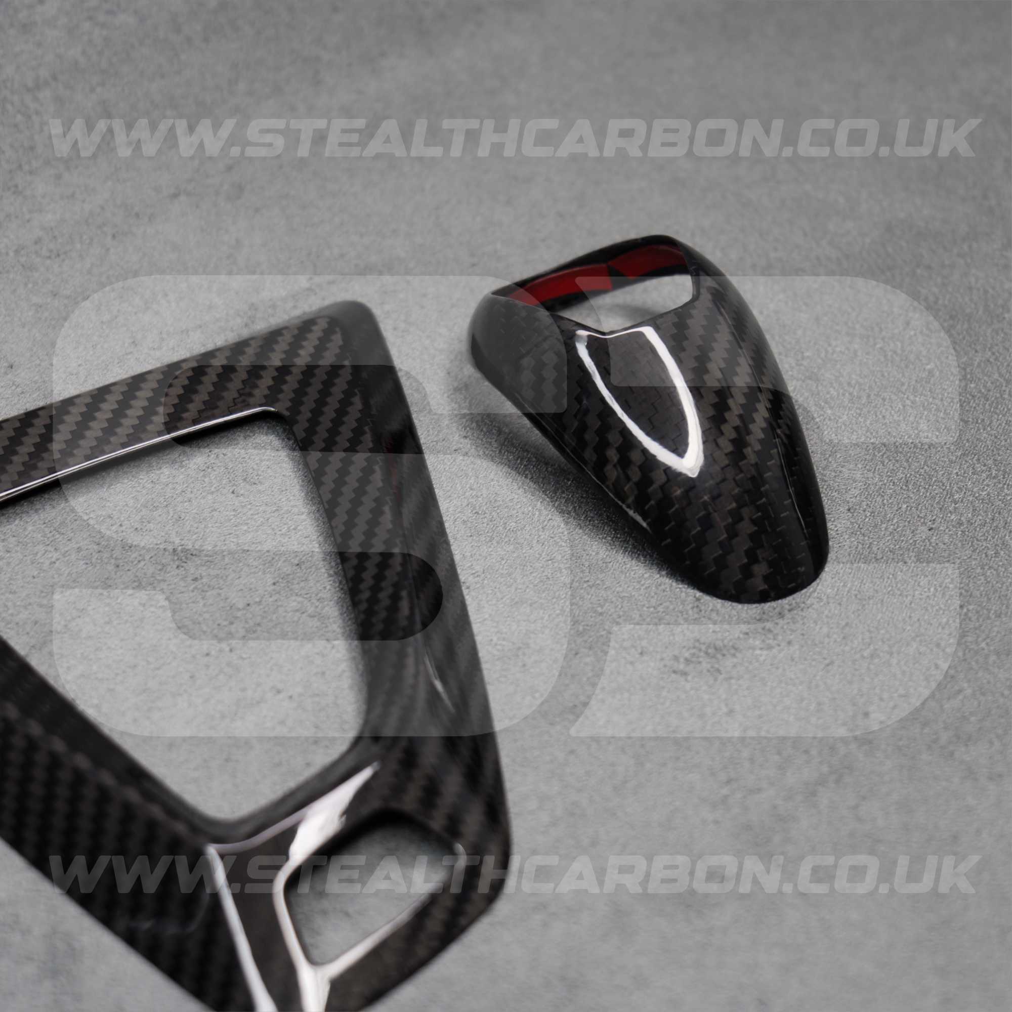 Carbon Fibre Gear Knob & Surround Trims for BMW F80 M3 M2 F87 F82 M4