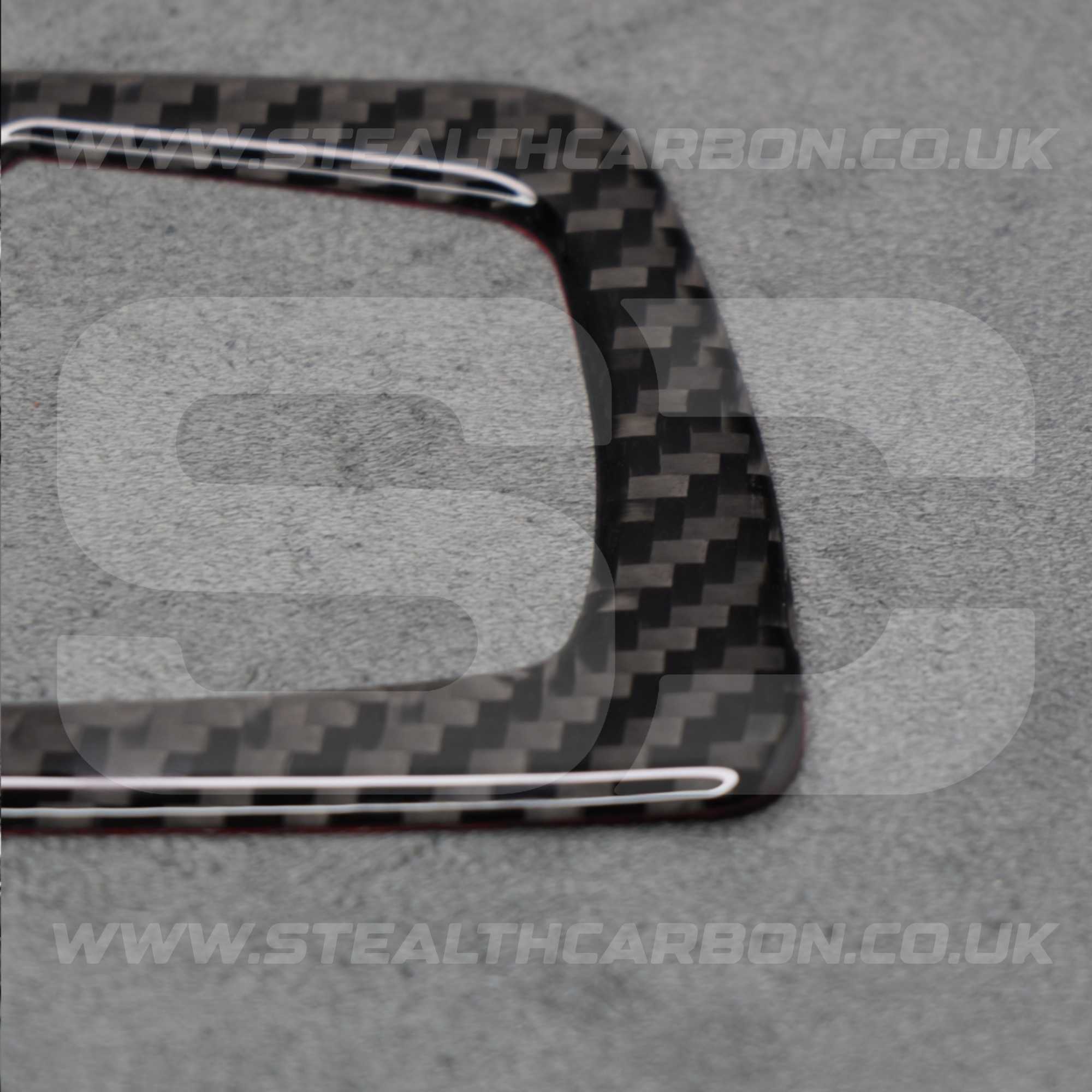 BMW Carbon Fibre M Stripe Headlight Switch Trim F30 F34 F80 M3 F82 M4 M5 F87 M2