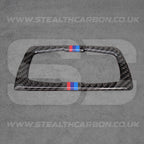 BMW Carbon Fibre M Stripe Headlight Switch Trim F30 F34 F80 M3 F82 M4 M5 F87 M2