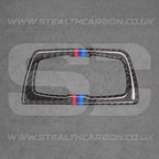 BMW Carbon Fibre M Stripe Headlight Switch Trim F30 F34 F80 M3 F82 M4 M5 F87 M2