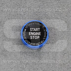 Blue Crystal Start Engine Button for BMW 5 6 7 Series F01 F02 F10 F11 F12 2009