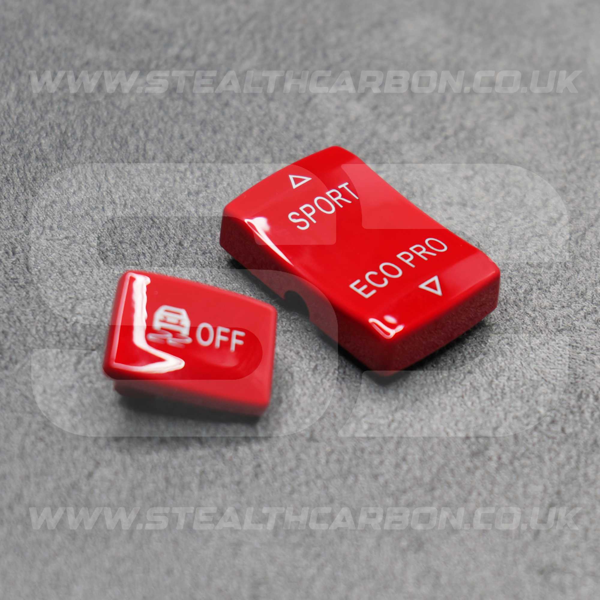 BMW Red Sport Eco Pro DSC Centre Console Buttons F20 F21 F22 F23 F30 F32 F33 F36