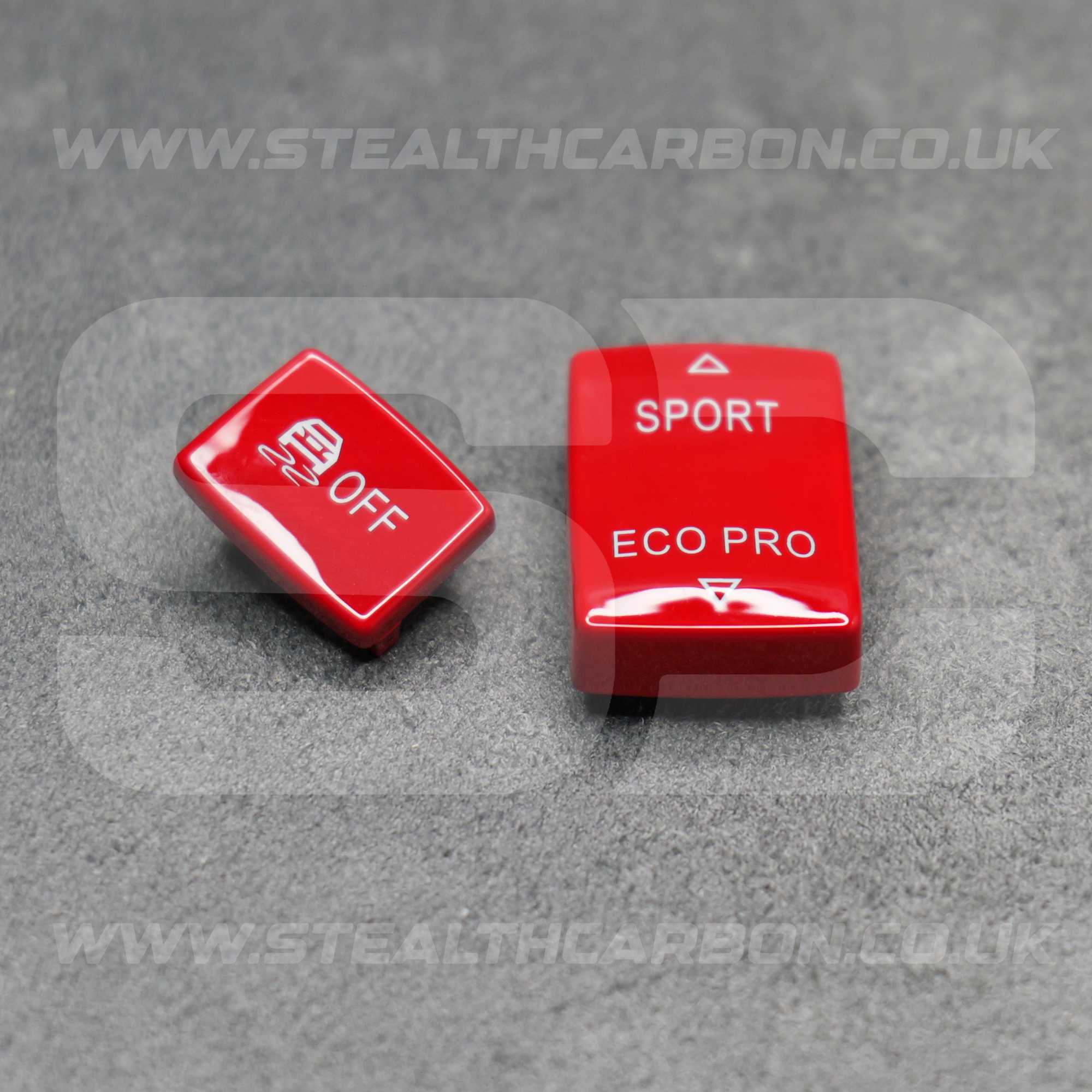 BMW Red Sport Eco Pro DSC Centre Console Buttons F20 F21 F22 F23 F30 F32 F33 F36