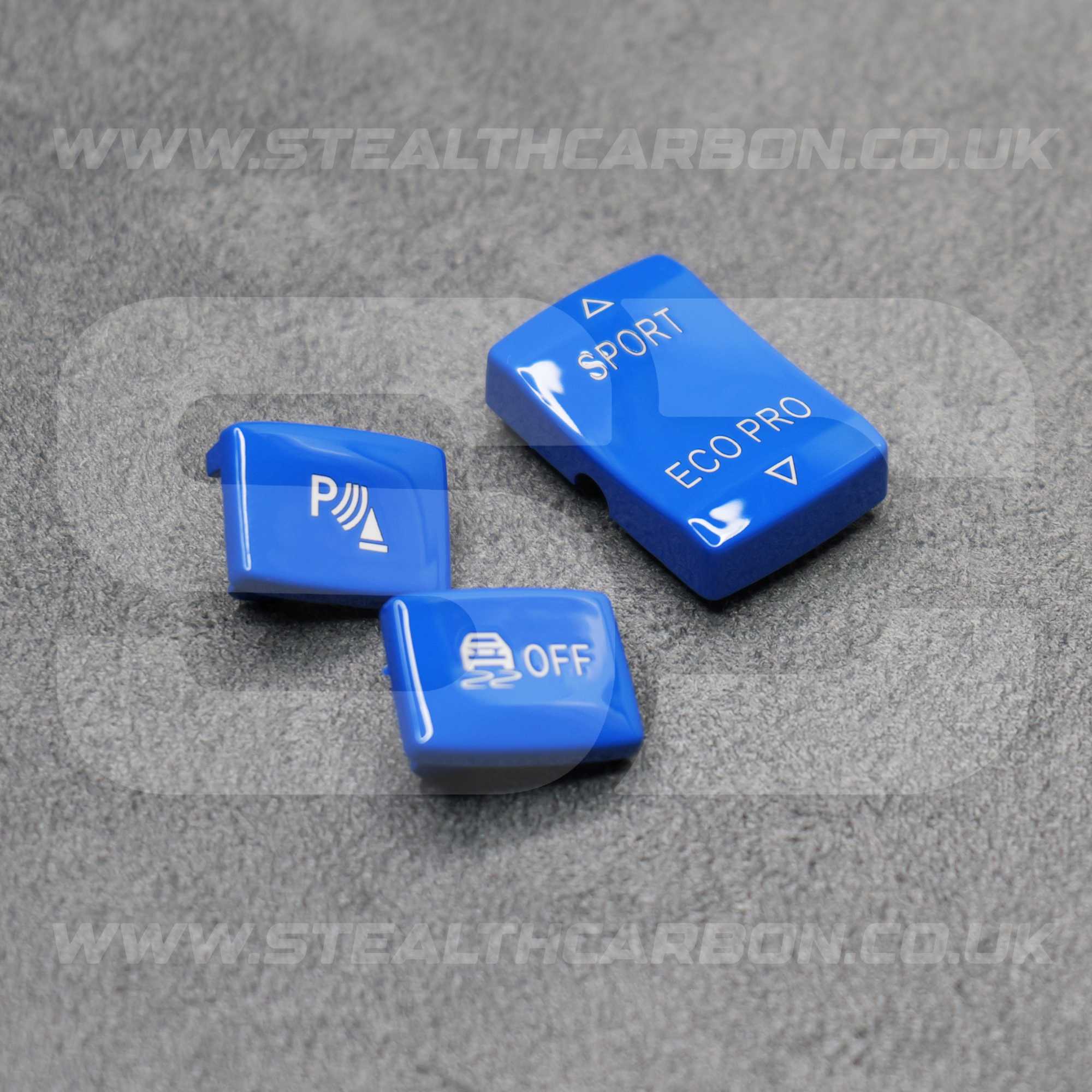 BMW Blue Sport Eco Pro DSC Parking Centre Console Buttons F20 F22 F30 F32 F33