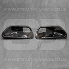 Carbon Fibre Style Interior Door Handle Trims BMW F80 M3 F82 M4 F83 F30 F32 3 4