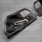 Carbon Fibre Style Interior Door Handle Trims BMW F80 M3 F82 M4 F83 F30 F32 3 4