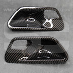 Carbon Fibre Style Interior Door Handle Trims BMW F80 M3 F82 M4 F83 F30 F32 3 4