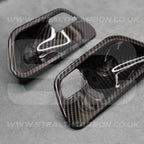 Carbon Fibre Style Interior Door Handle Trims BMW F80 M3 F82 M4 F83 F30 F32 3 4