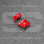 BMW Red M1 & M2 Buttons Set for M2 M3 M4 M5 M6 X5M X6M F80 F82 F83 F85 F87 F10