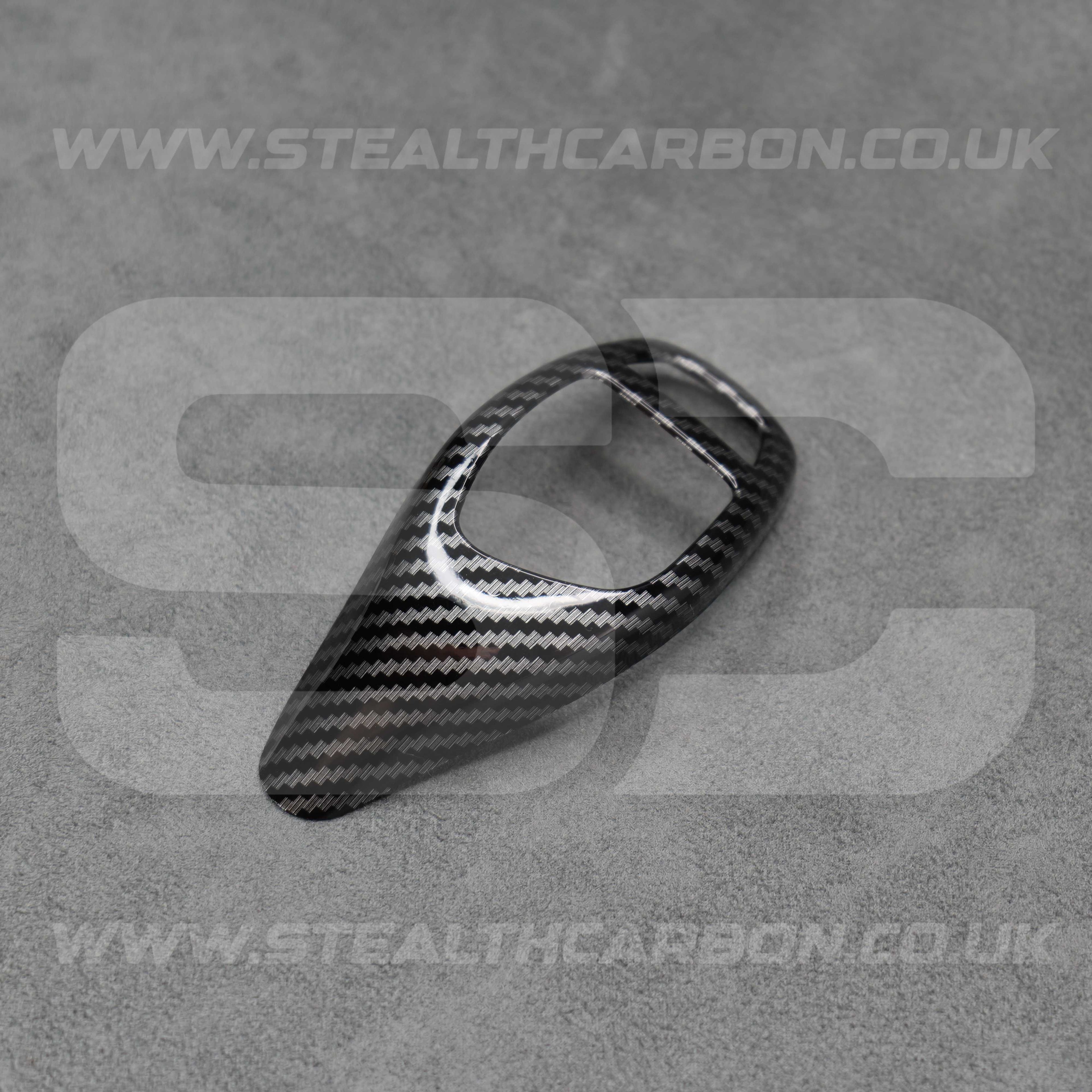 BMW Carbon Fibre Style Gear Shift Knob Cover Trim for F30 F20 F10 F15 F25 X5 X3