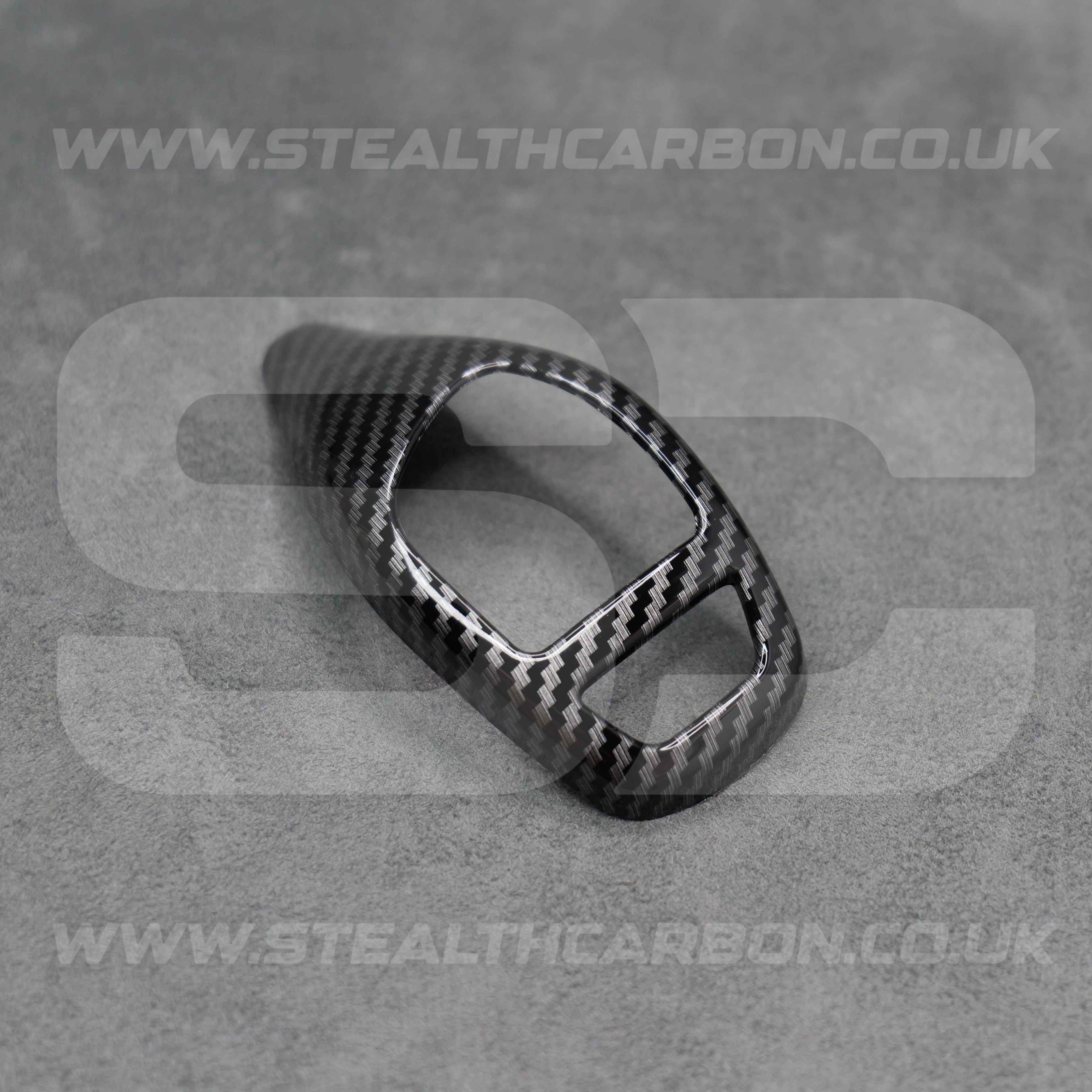 BMW Carbon Fibre Style Gear Shift Knob Cover Trim for F30 F20 F10 F15 F25 X5 X3