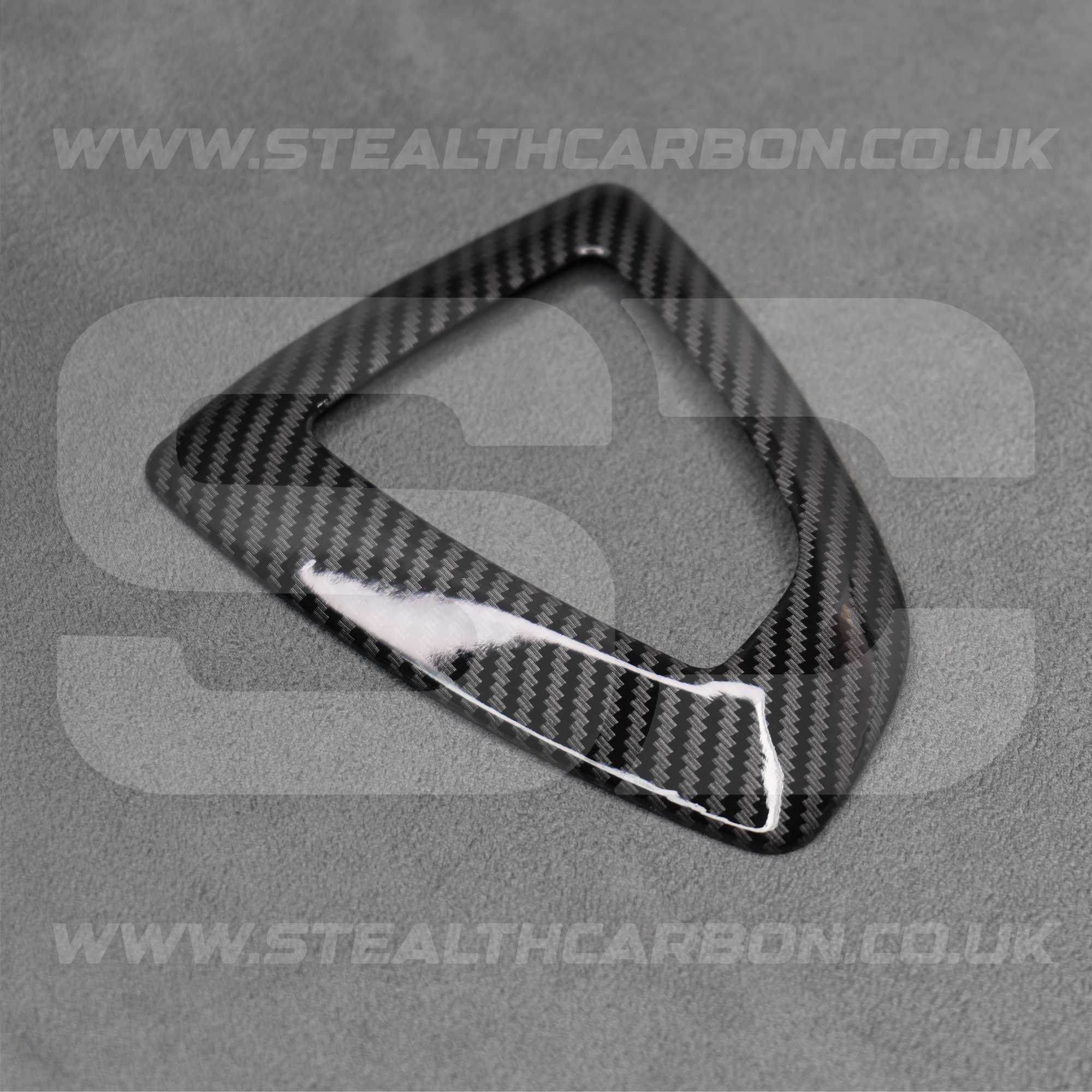 Carbon Fibre Style Gear Knob Surround BMW F20 F30 F34 M135i M140i M235i M240i