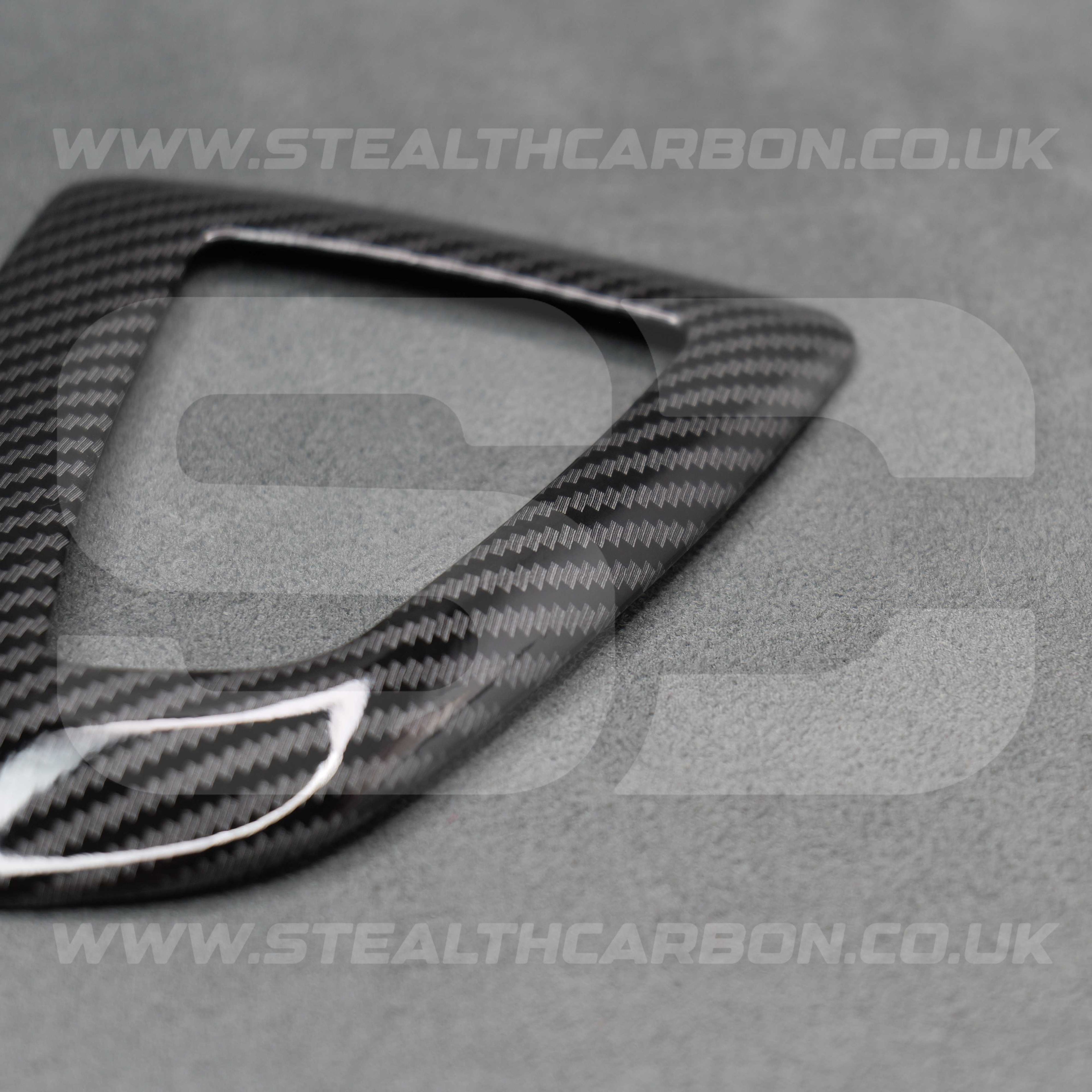 Carbon Fibre Style Gear Knob Surround BMW F20 F30 F34 M135i M140i M235i M240i