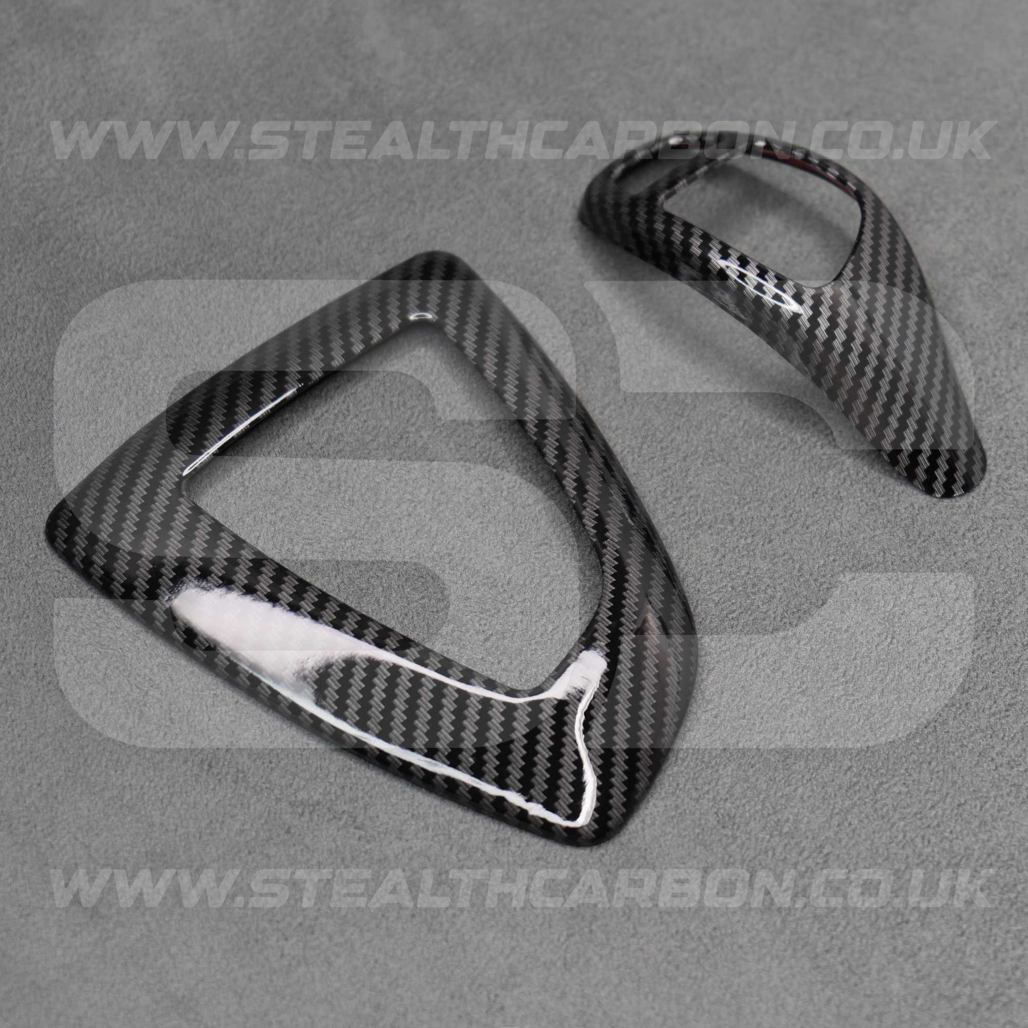 Carbon Fibre Style Gear Knob & Surround Trims  BMW F20 F30 F34 M135i M140i M235i