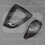 Carbon Fibre Style Gear Knob & Surround Trims  BMW F20 F30 F34 M135i M140i M235i