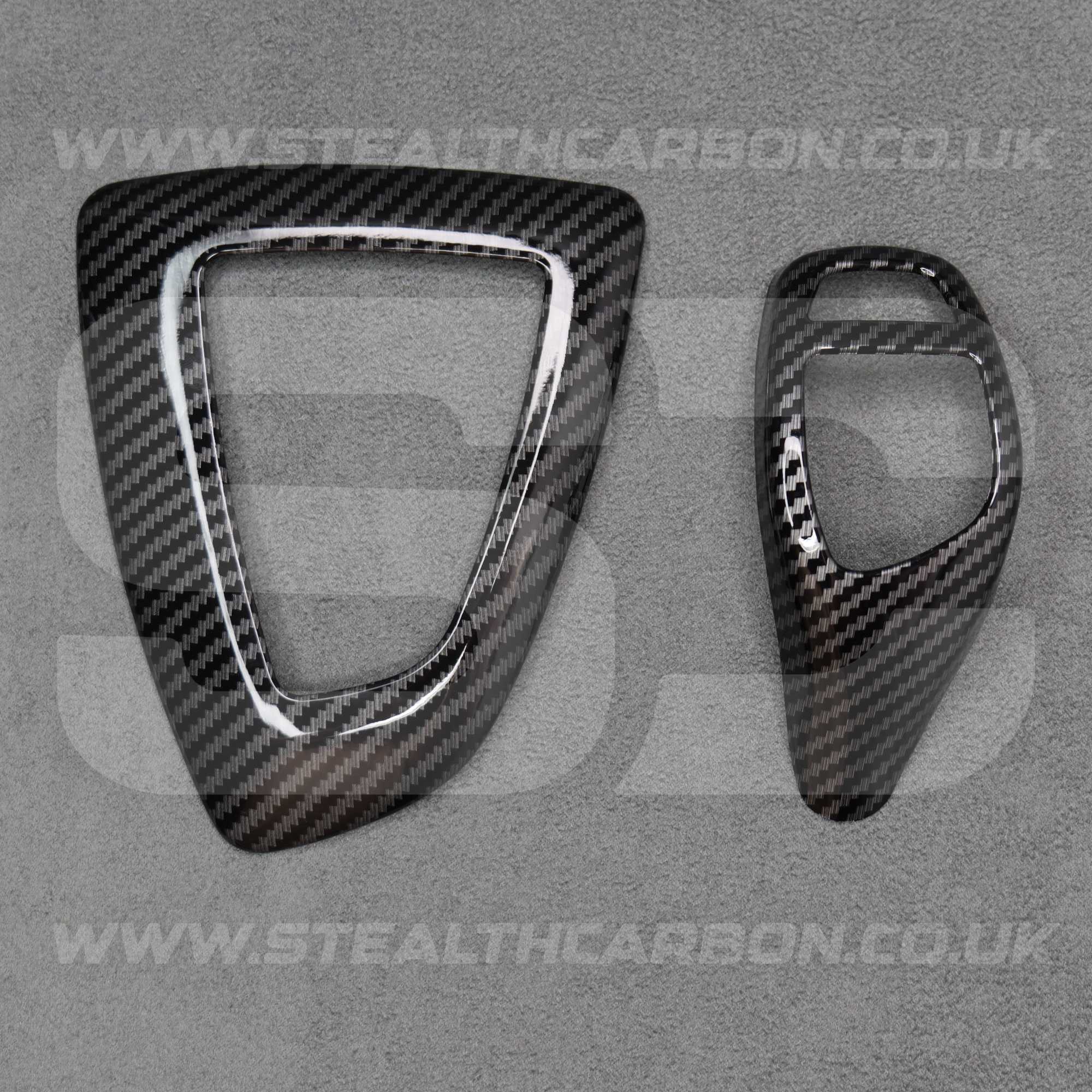 Carbon Fibre Style Gear Knob & Surround Trims  BMW F20 F30 F34 M135i M140i M235i