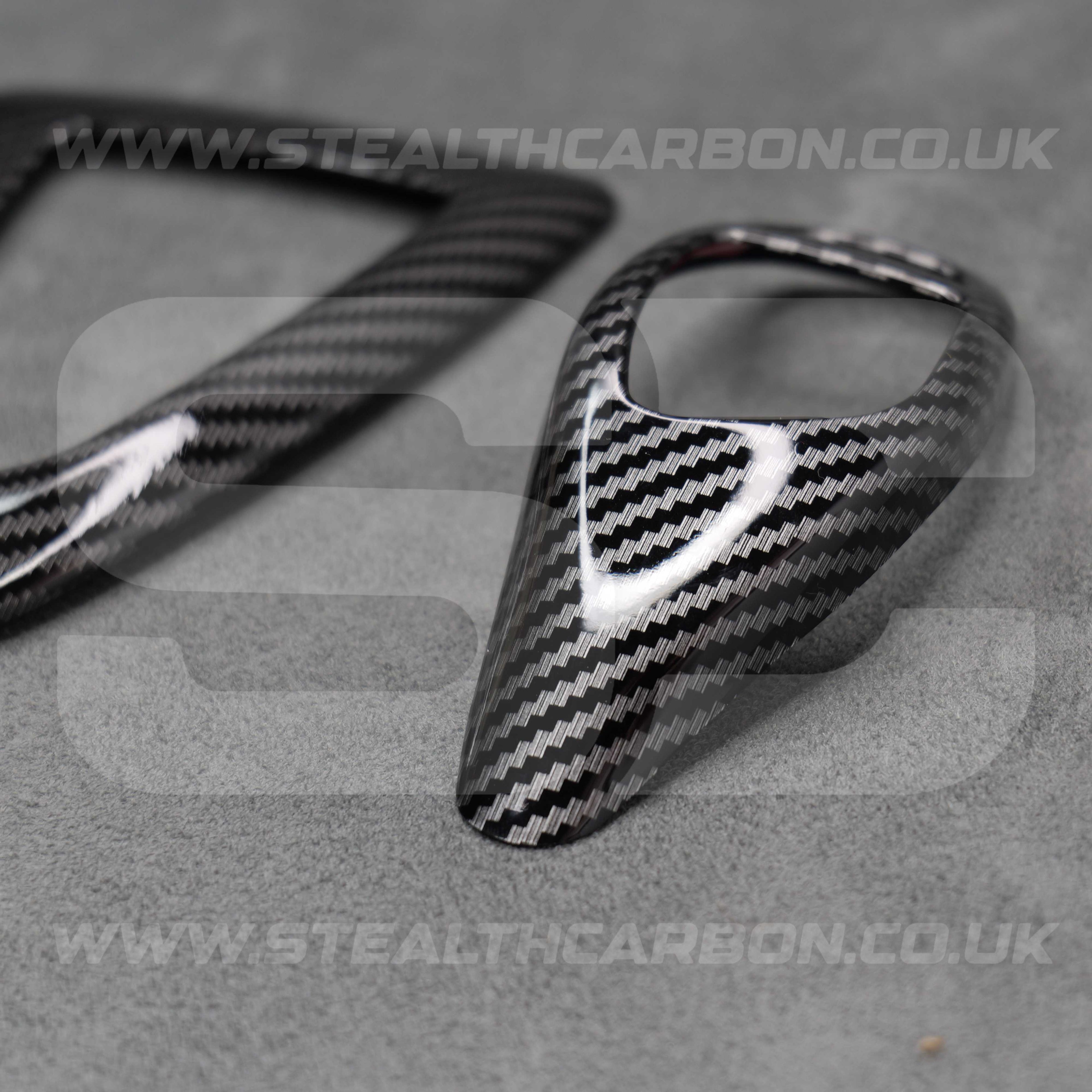 Carbon Fibre Style Gear Knob & Surround Trims  BMW F20 F30 F34 M135i M140i M235i