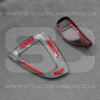 Carbon Fibre Style Gear Knob & Surround Trims  BMW F20 F30 F34 M135i M140i M235i