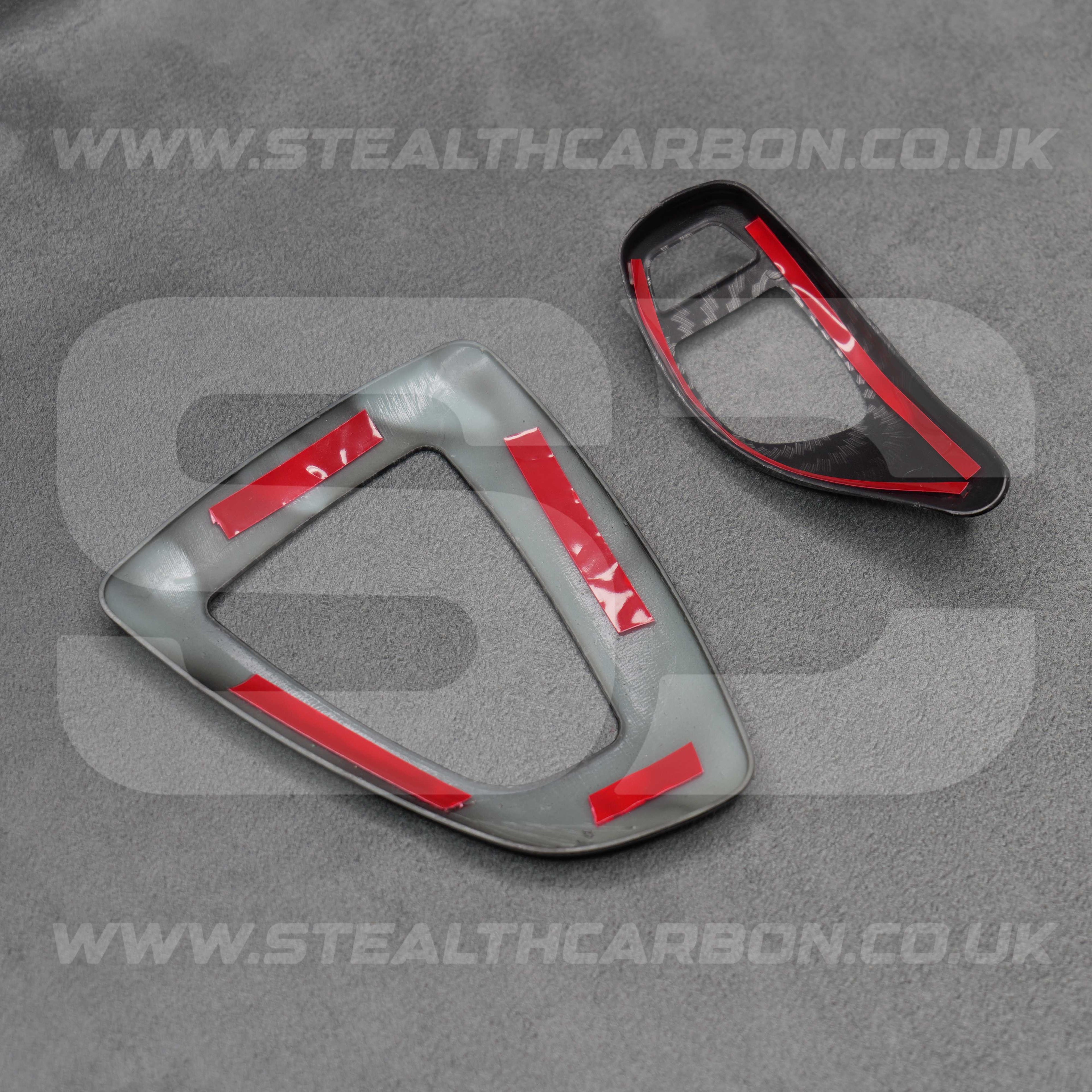 Carbon Fibre Style Gear Knob & Surround Trims  BMW F20 F30 F34 M135i M140i M235i