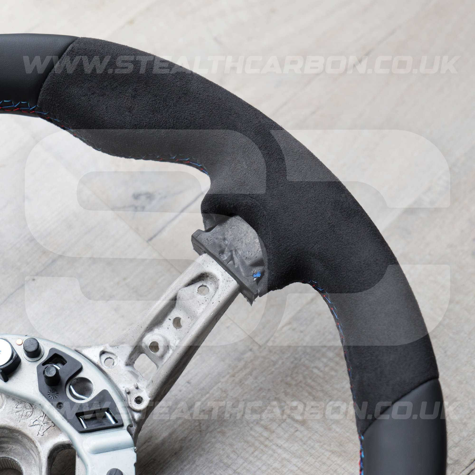 BMW Alcantara M Sport Red Steering Wheel 1 2 3 4 X1 X3 X4 X5 X6 M2 M3 M4 F80 +