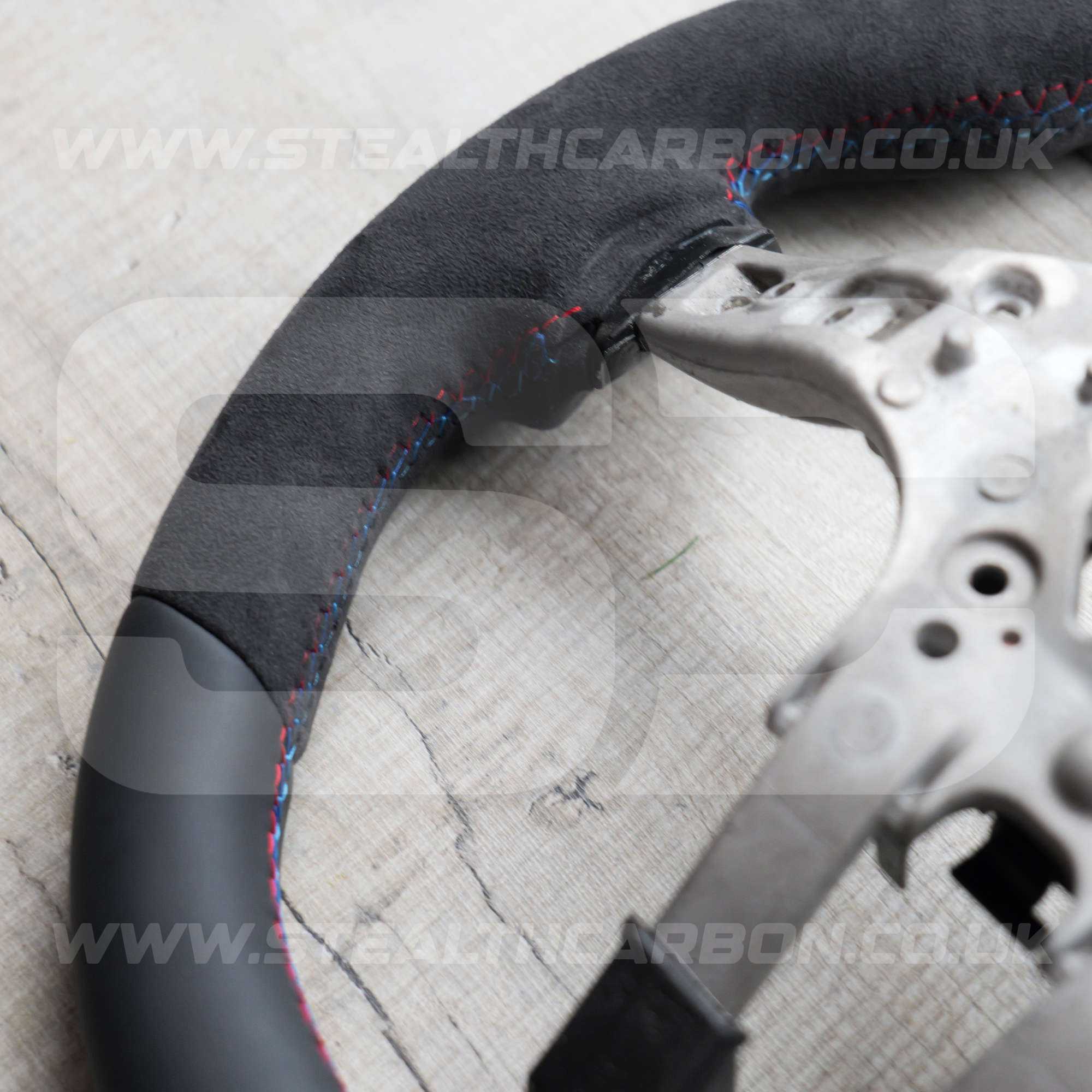 BMW Alcantara M Sport Red Steering Wheel 1 2 3 4 X1 X3 X4 X5 X6 M2 M3 M4 F80 +