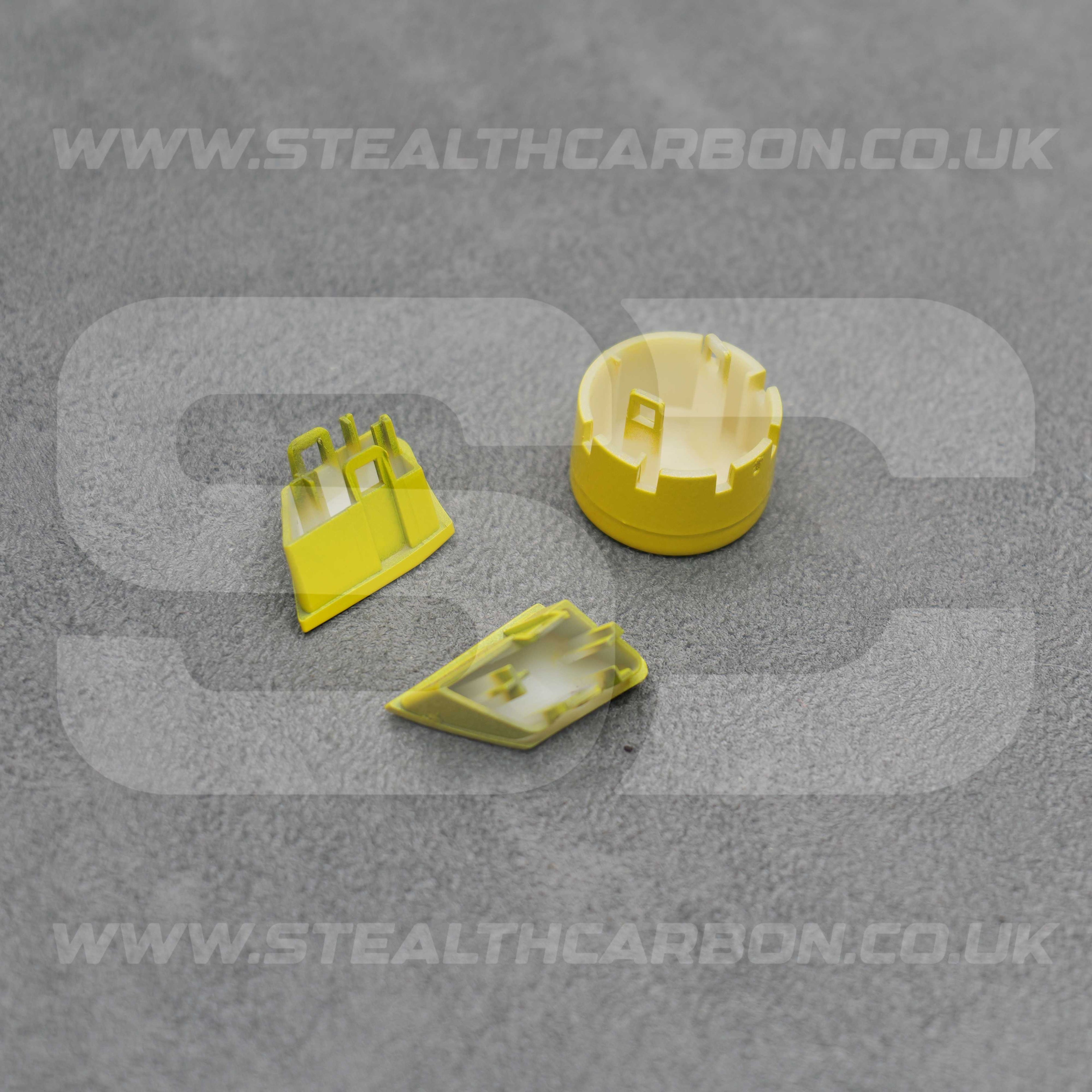 Yellow M1 M2 & Start Buttons Set BMW M2 M3 M4 M5 M6 X5M F80 F82 F83 F85 F87