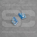 BMW Metallic Blue M1 & M2 Buttons Set for M2 M3 M4 M5 M6 X5M X6M F80 F82 F83 F87