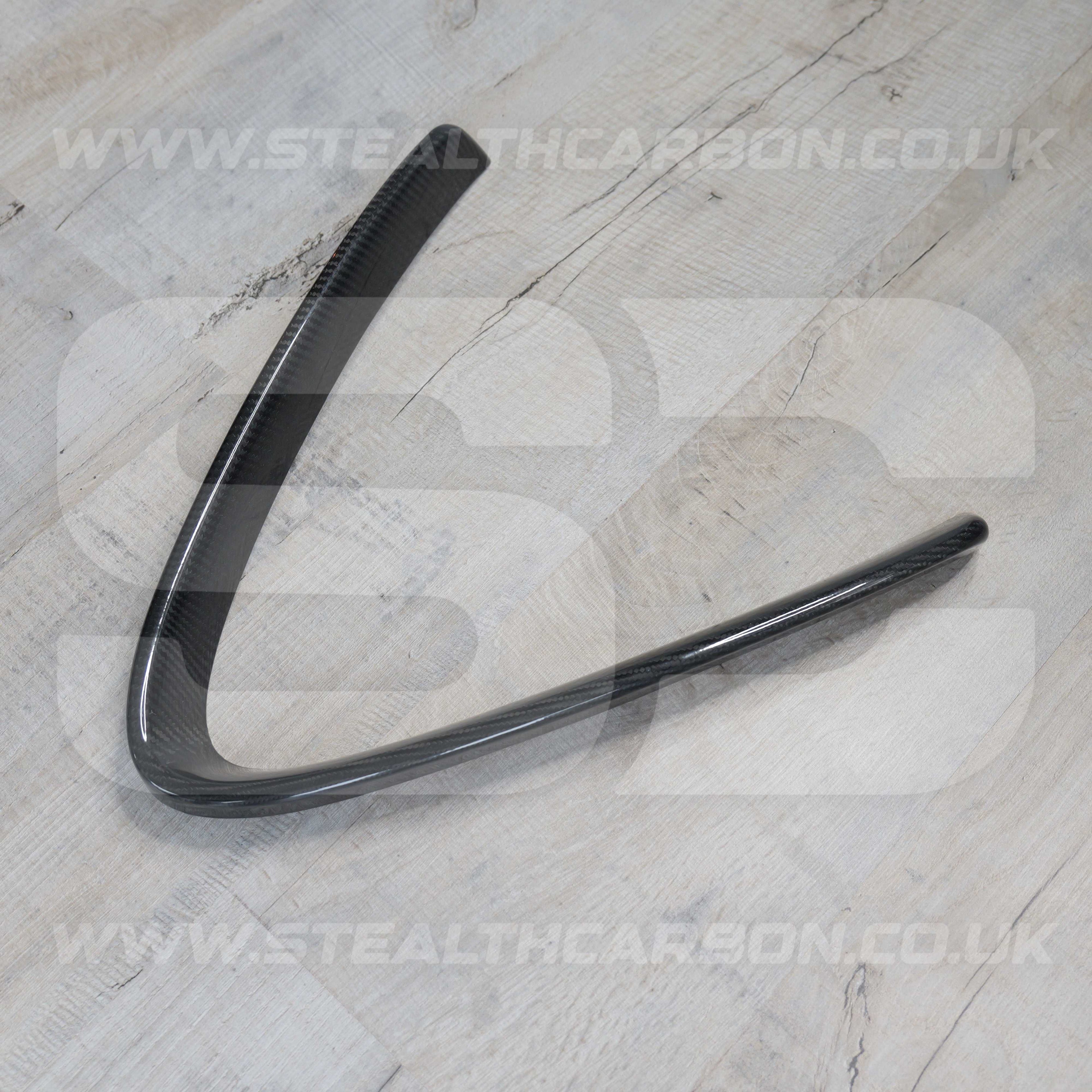Alfa Romeo Giulia Quadrifoglio Carbon Fibre V Shield Grill Frame Cover Trim