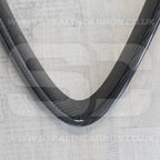 Alfa Romeo Giulia Quadrifoglio Carbon Fibre V Shield Grill Frame Cover Trim