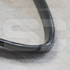 Alfa Romeo Giulia Quadrifoglio Carbon Fibre V Shield Grill Frame Cover Trim