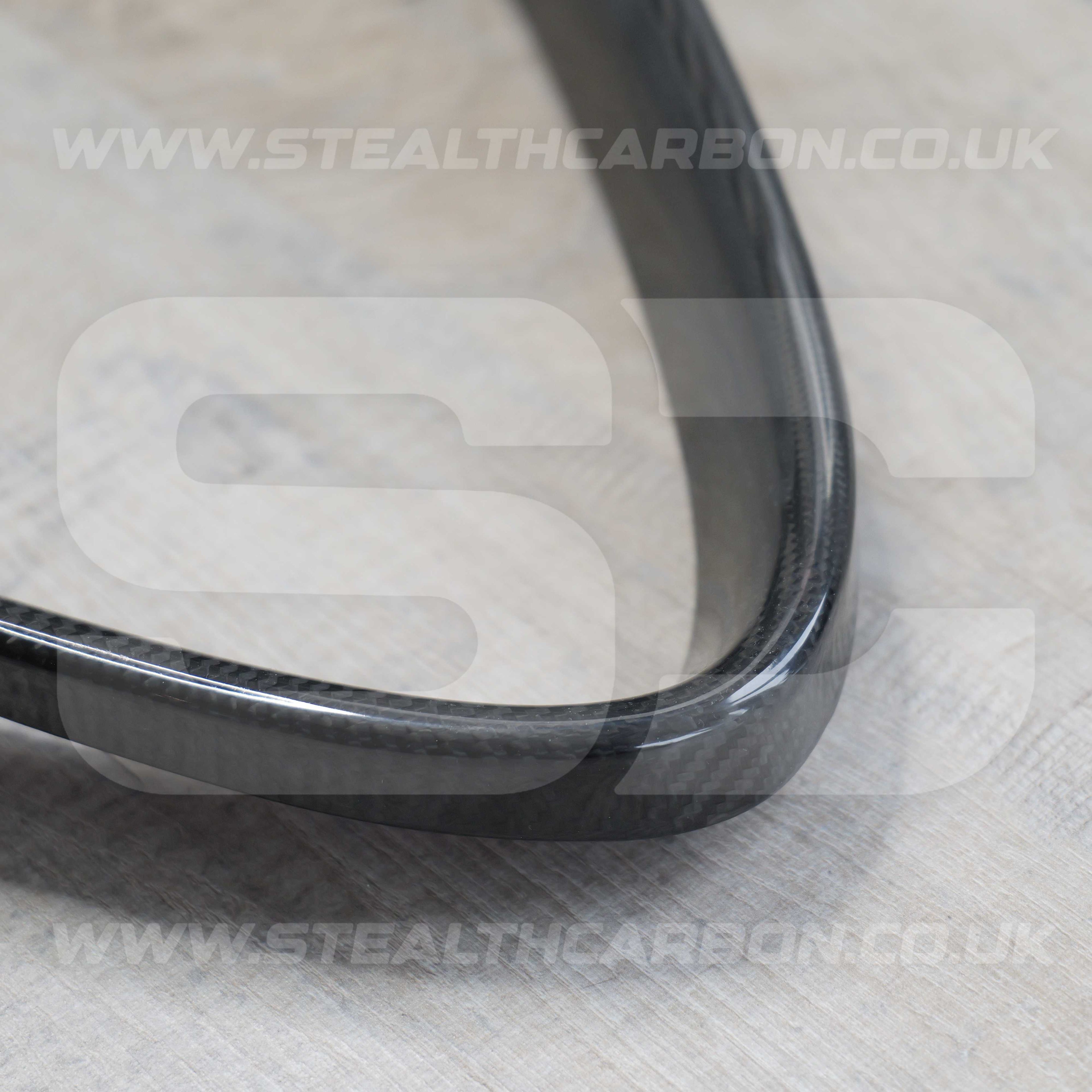 Alfa Romeo Giulia Quadrifoglio Carbon Fibre V Shield Grill Frame Cover Trim