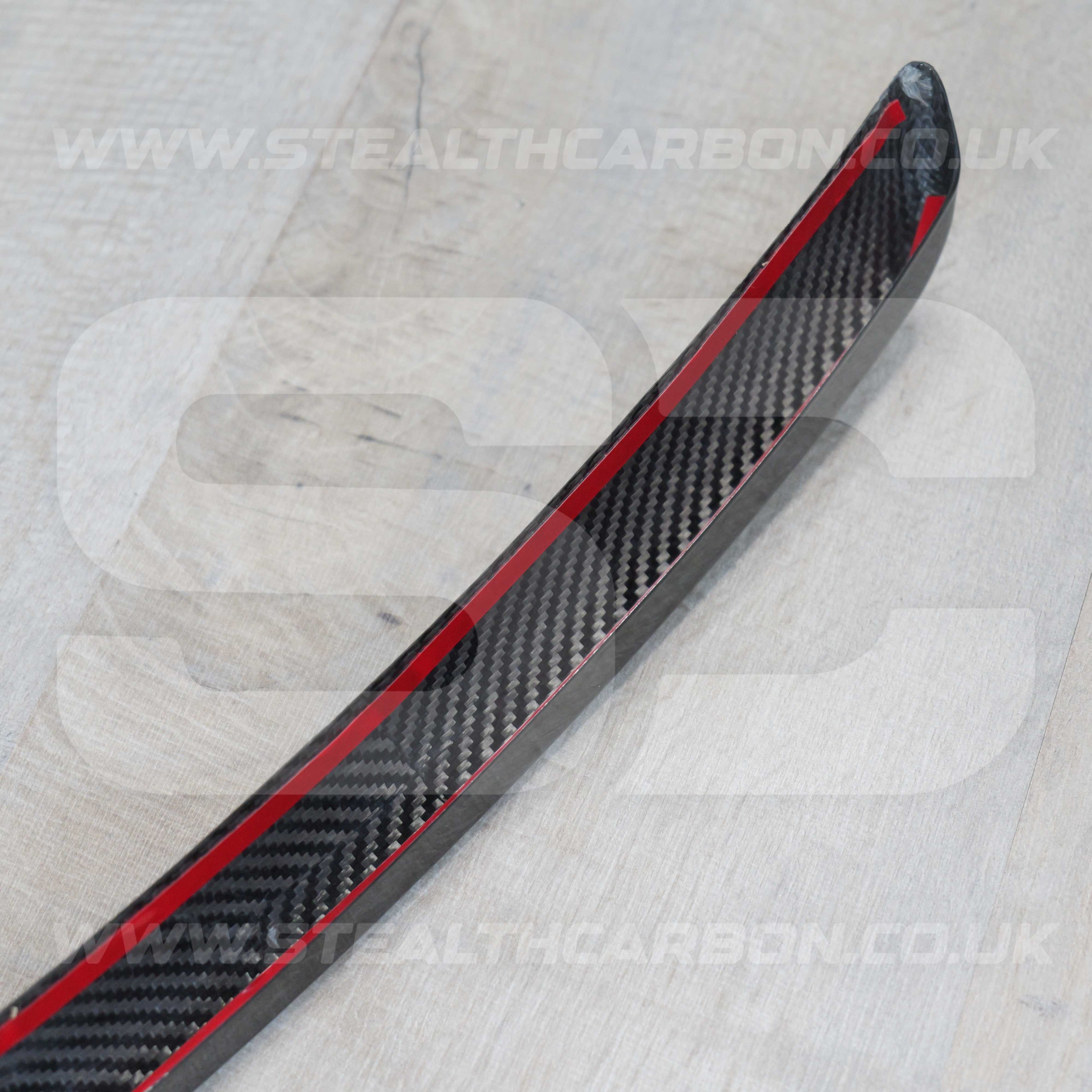 Alfa Romeo Giulia Quadrifoglio Carbon Fibre V Shield Grill Frame Cover Trim